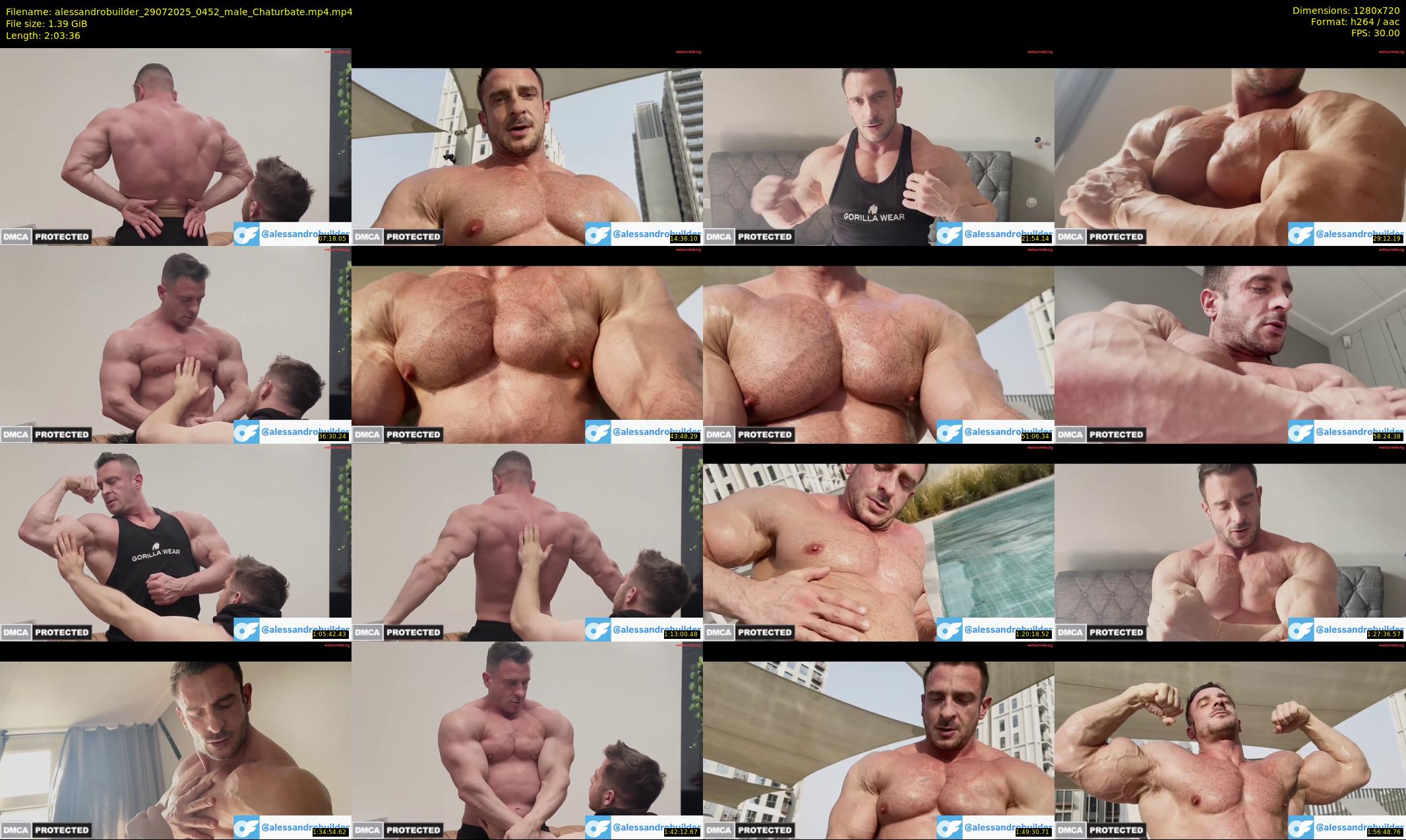 alessandrobuilder — 124 minute Chaturbate couple cam show recording, 720p, Jul 29, 2025