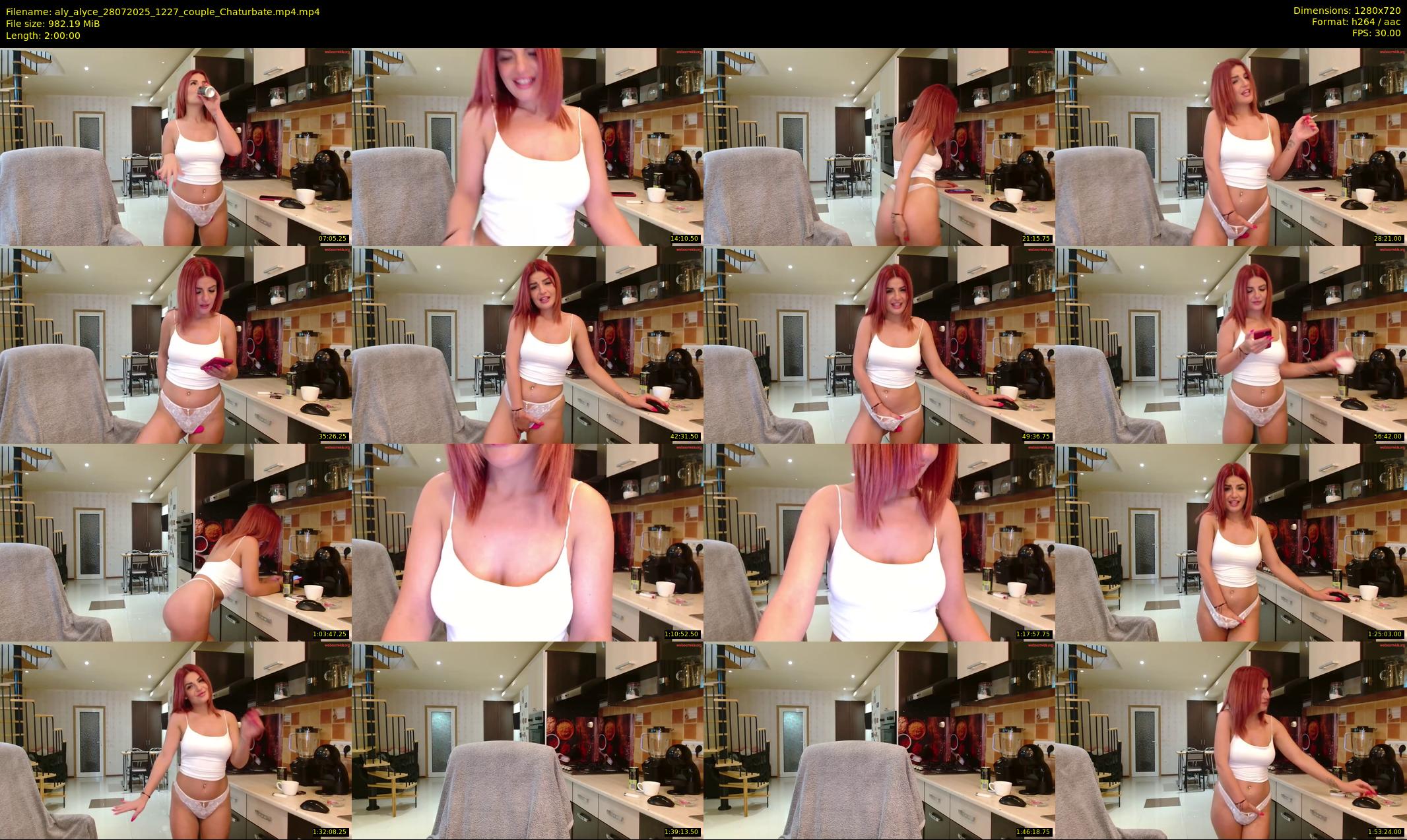 aly_alyce — 120 minute Chaturbate female cam show recording, 720p, Jul 28, 2025