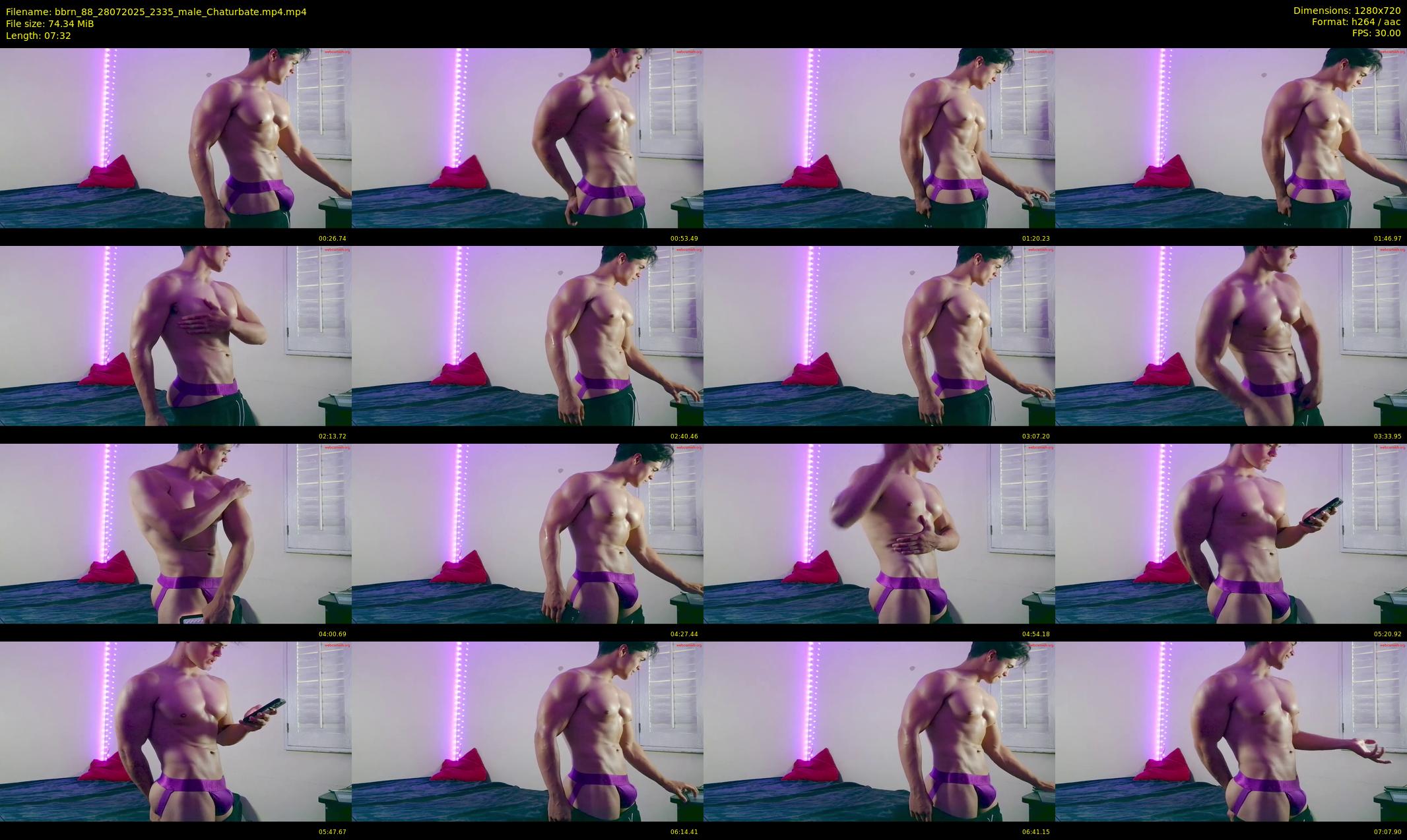bbrn_88 — 8 minute Chaturbate male cam show recording, 720p, Jul 28, 2025