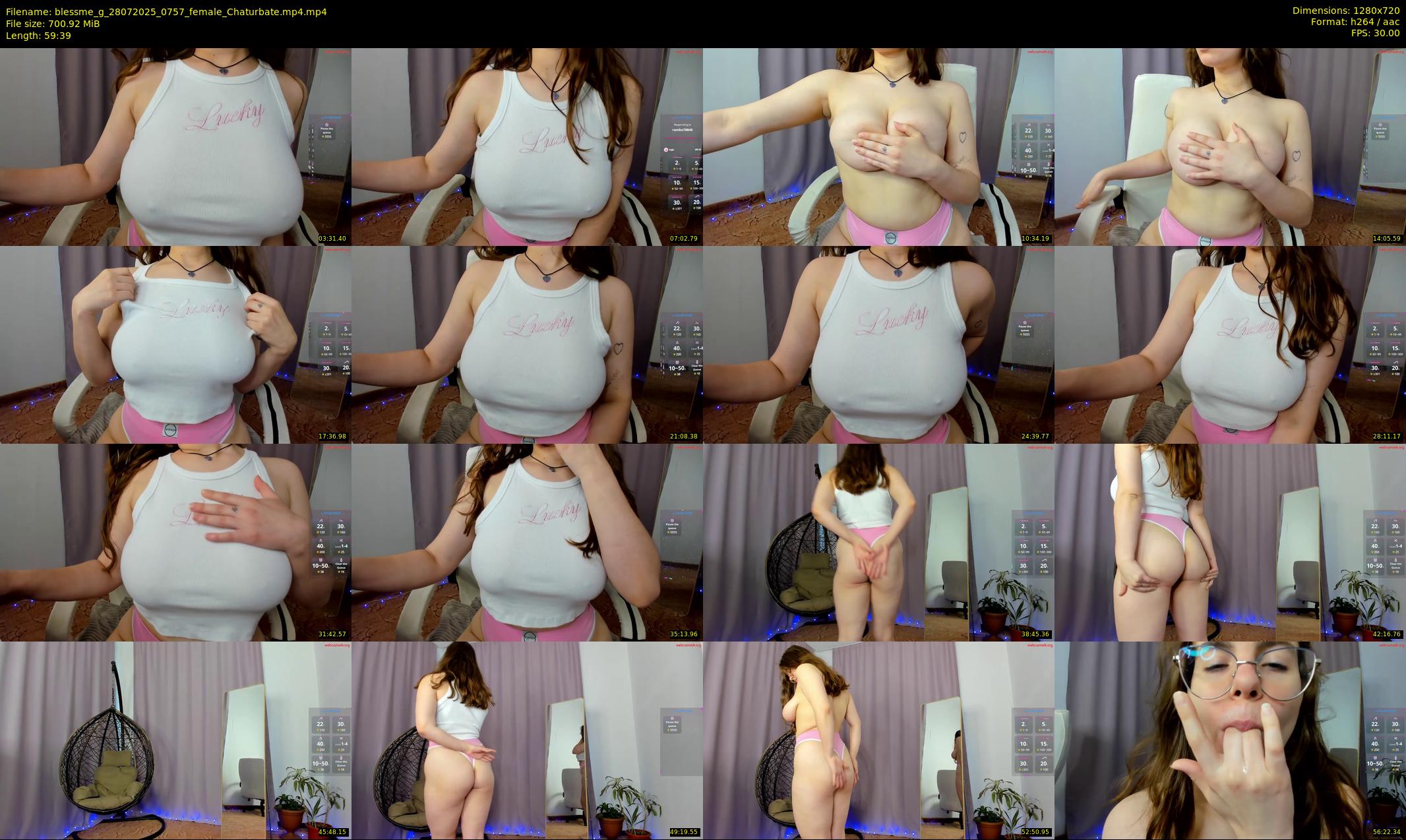 blessme_g — 60 minute Chaturbate female cam show recording, 720p, Jul 28, 2025