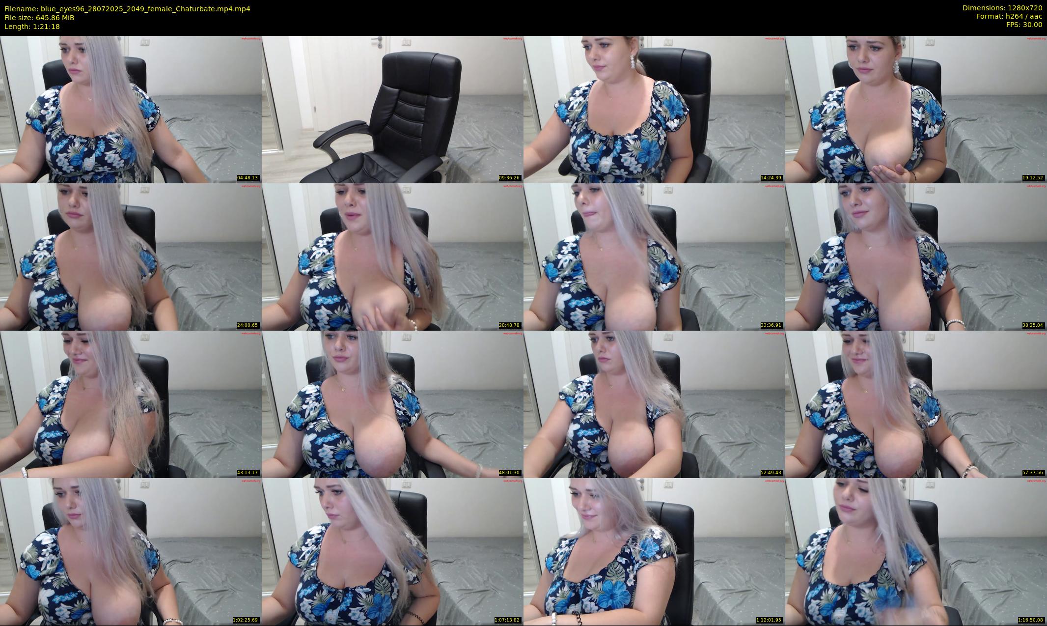 blue_eyes96 — 82 minute Chaturbate female cam show recording, 720p, Jul 28, 2025