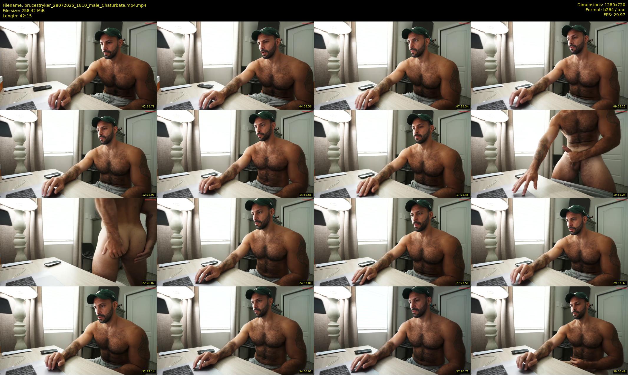 brucestryker — 43 minute Chaturbate male cam show recording, 720p, Jul 28, 2025