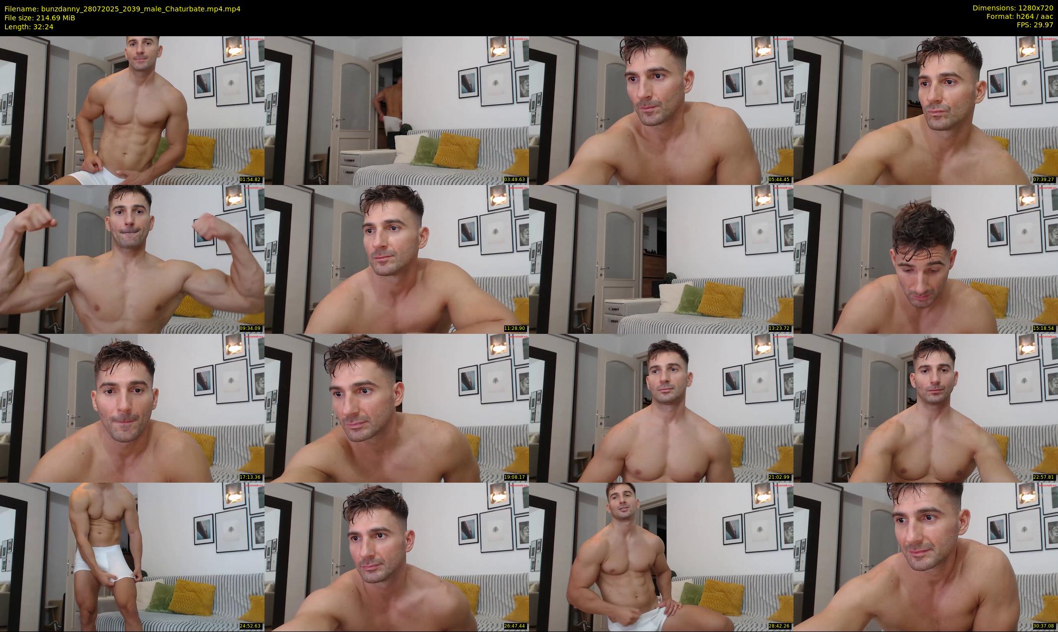 bunzdanny — 33 minute Chaturbate male cam show recording, 720p, Jul 28, 2025
