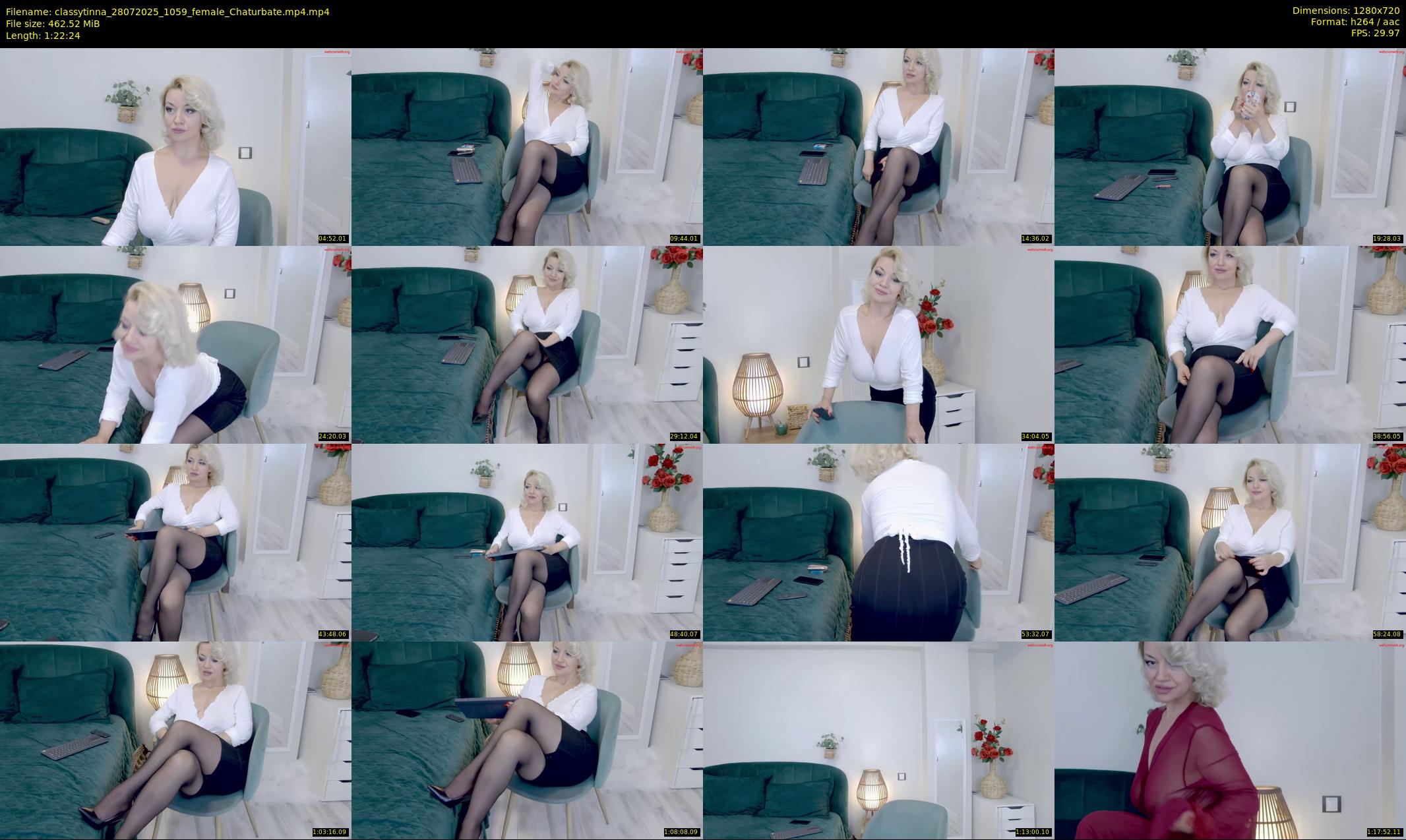 classytinna — 83 minute Chaturbate female cam show recording, 720p, Jul 28, 2025