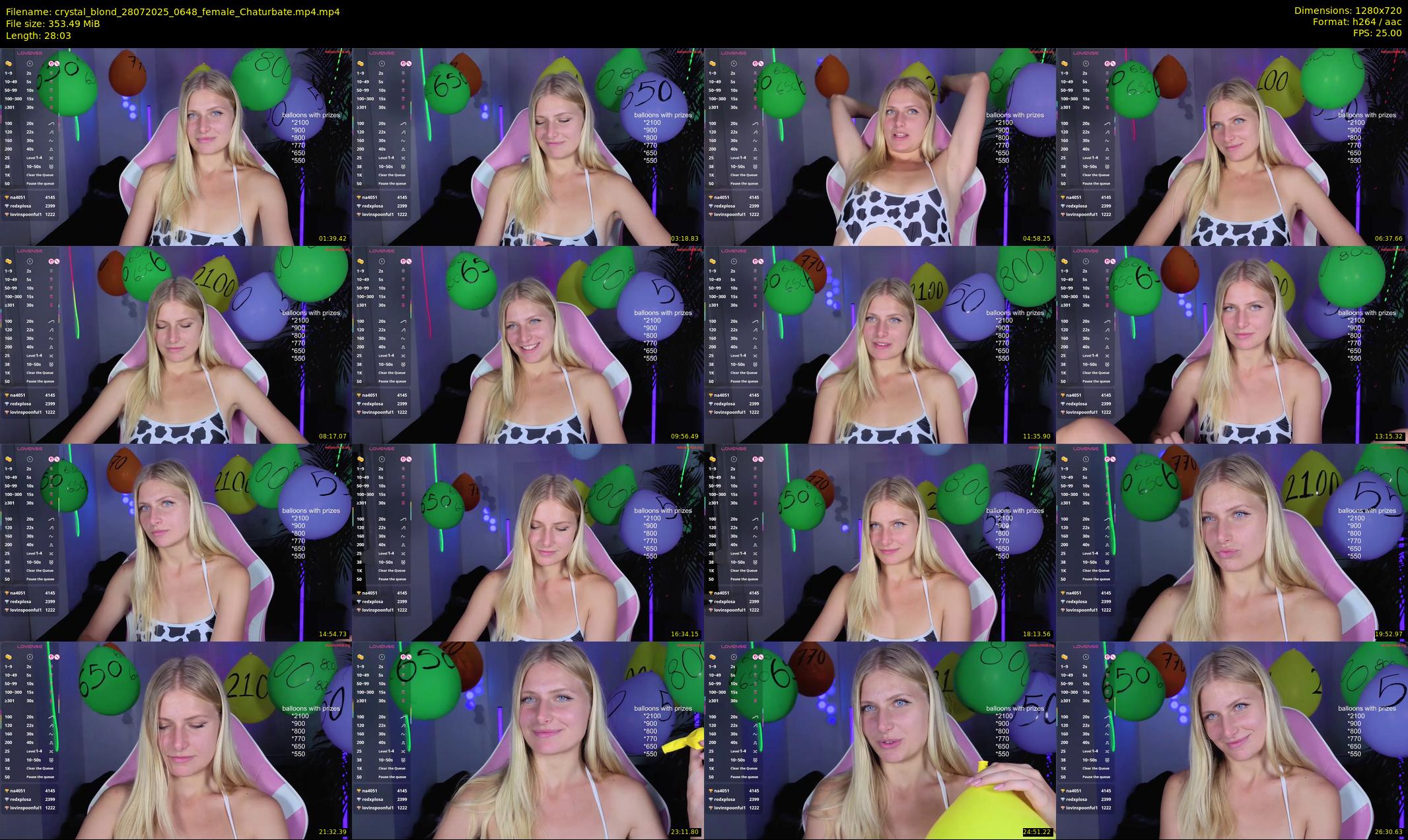 crystal_blond — 29 minute Chaturbate female cam show recording, 720p, Jul 28, 2025