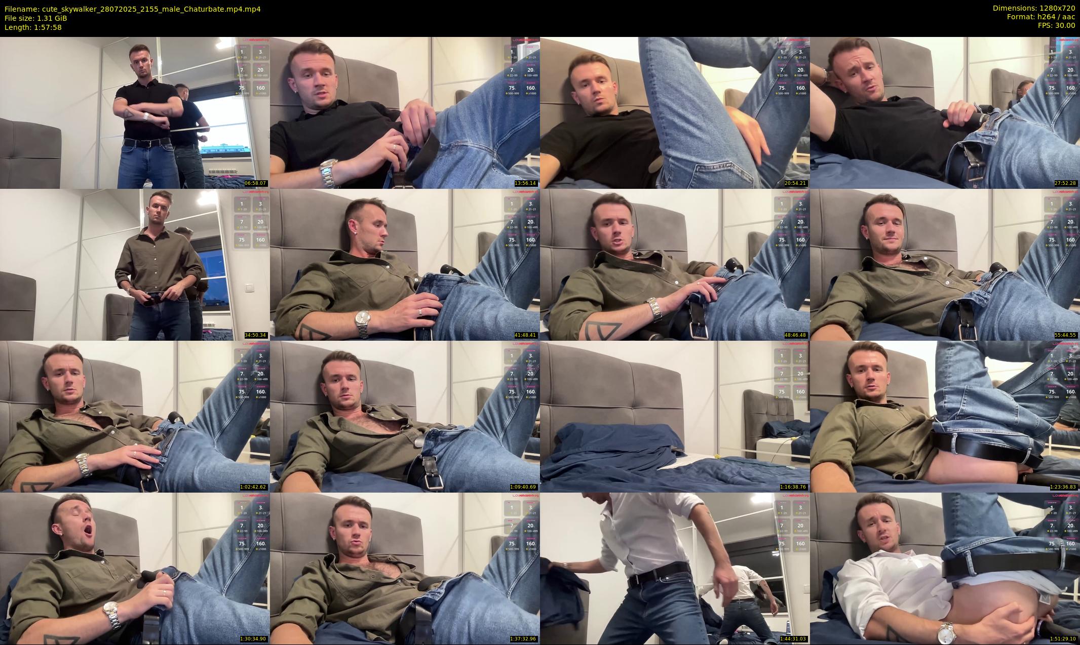 cute_skywalker — 118 minute Chaturbate male cam show recording, 720p, Jul 28, 2025