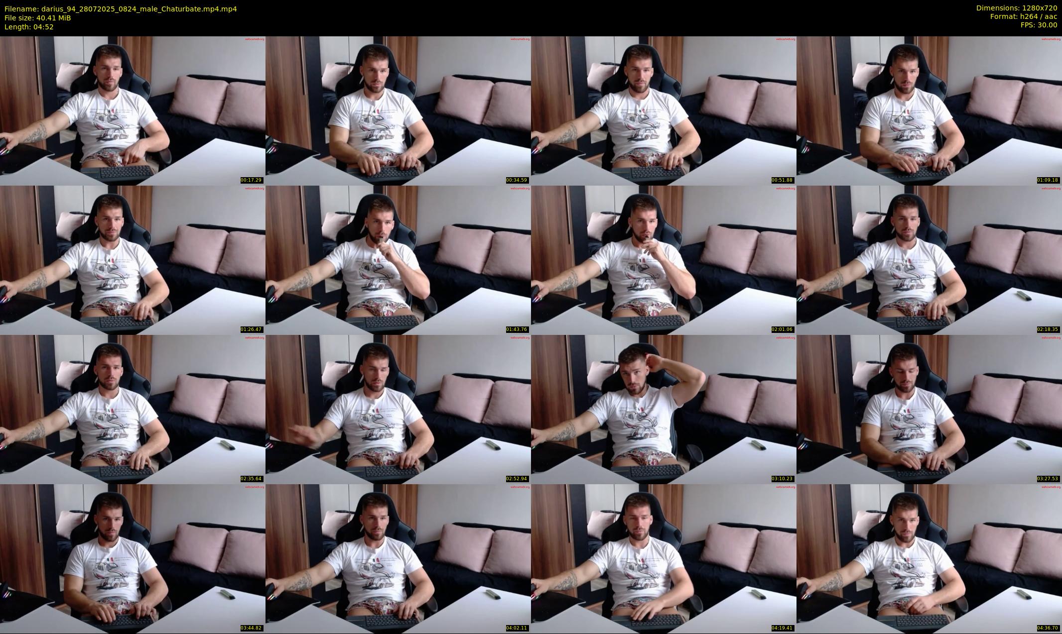darius_94 — 5 minute Chaturbate male cam show recording, 720p, Jul 28, 2025