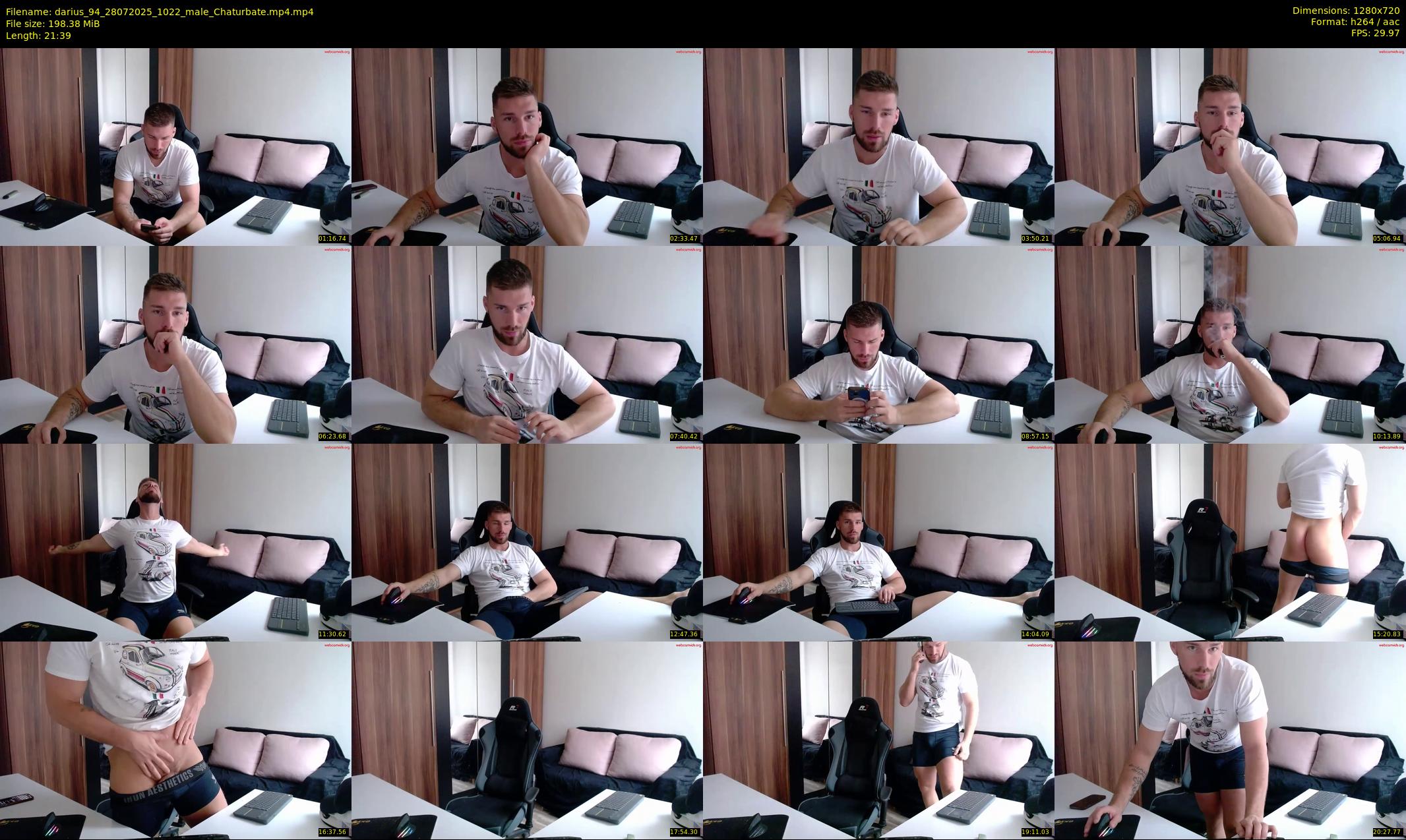 darius_94 — 22 minute Chaturbate male cam show recording, 720p, Jul 28, 2025