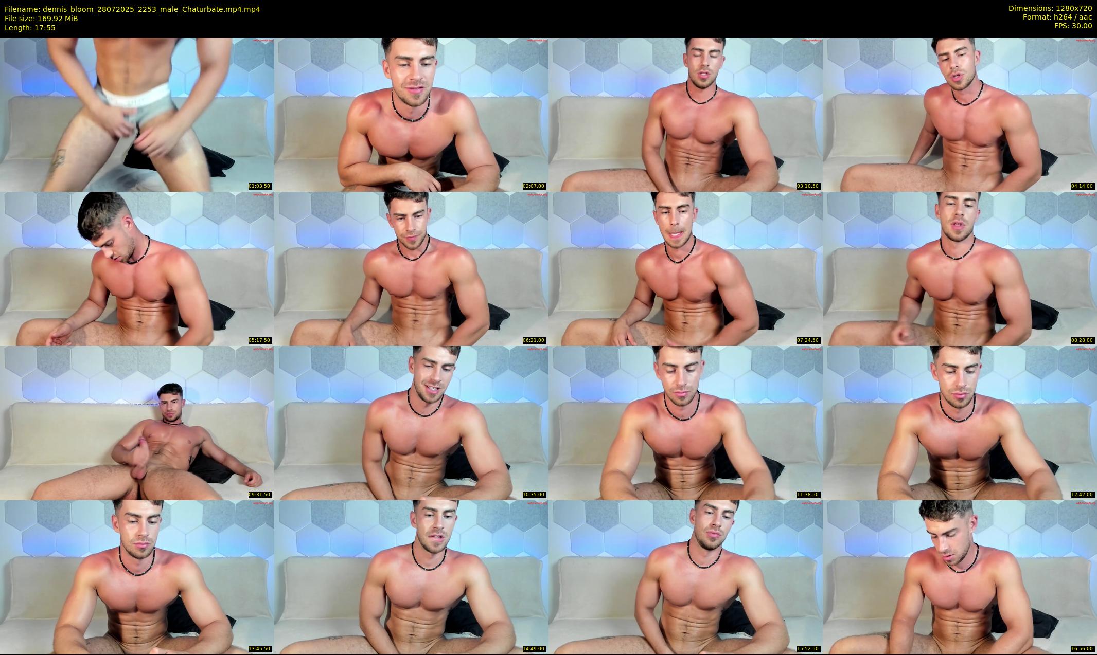 dennis_bloom — 18 minute Chaturbate male cam show recording, 720p, Jul 28, 2025
