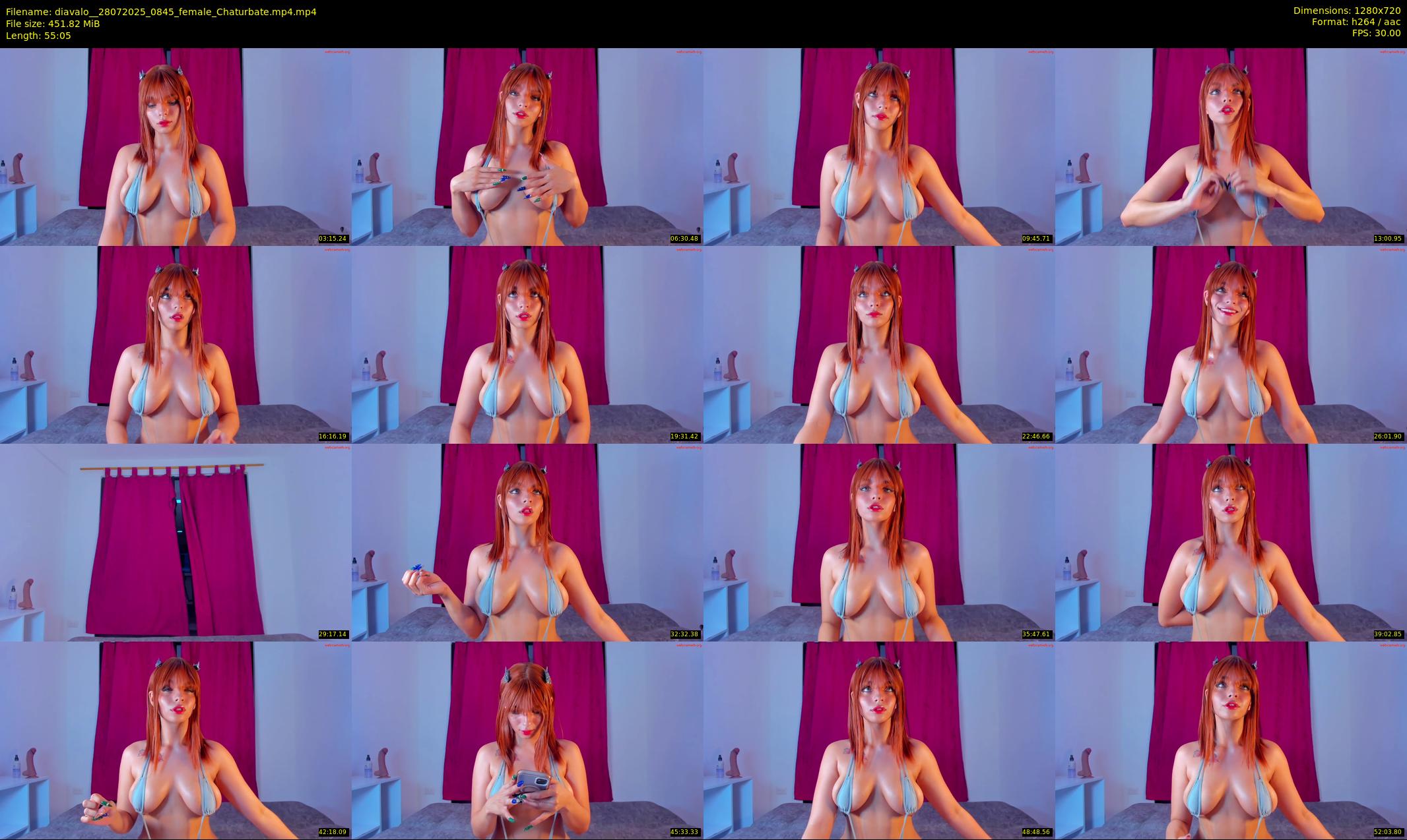 diavalo_ — 56 minute Chaturbate female cam show recording, 720p, Jul 28, 2025