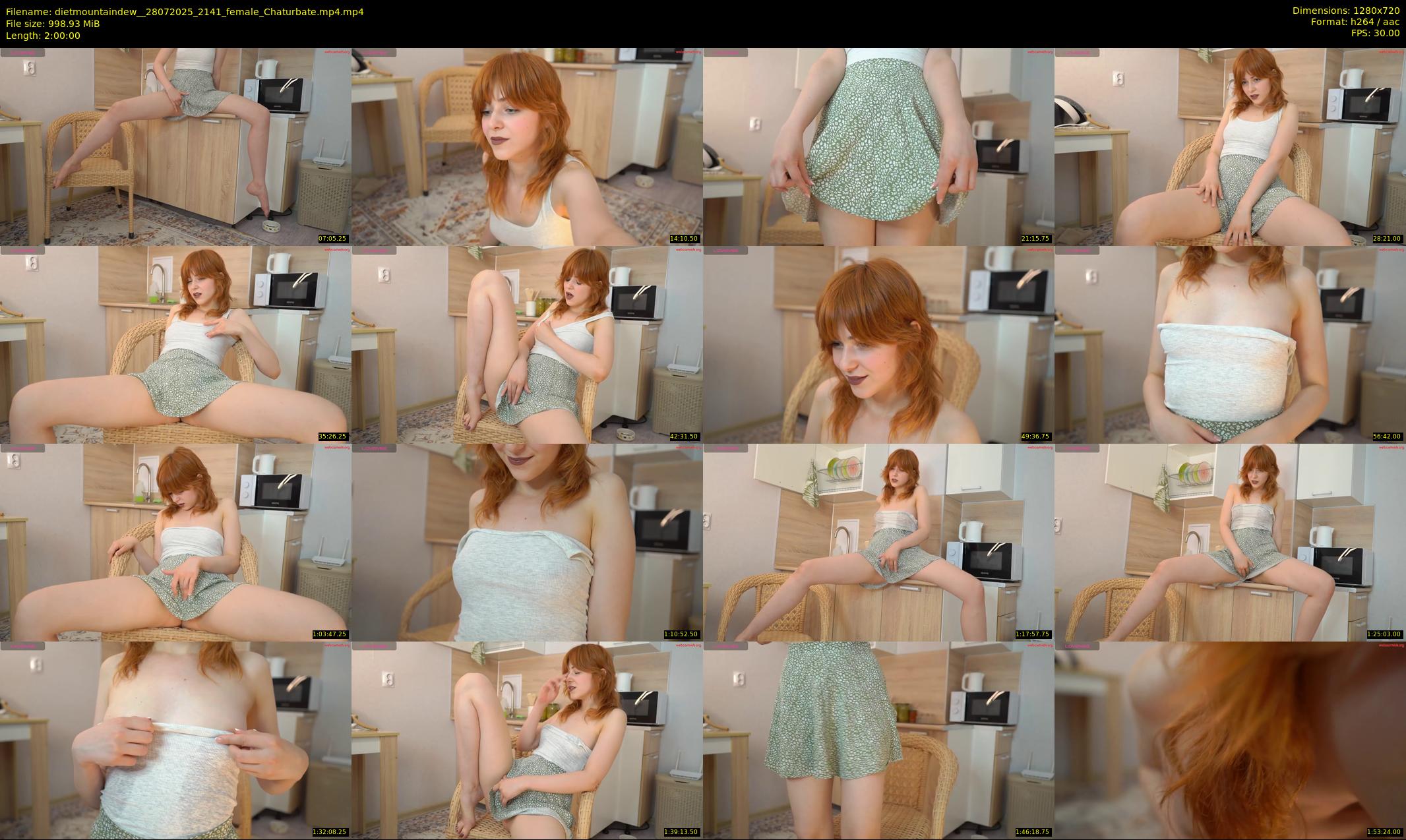 dietmountaindew_ — 120 minute Chaturbate female cam show recording, 720p, Jul 28, 2025