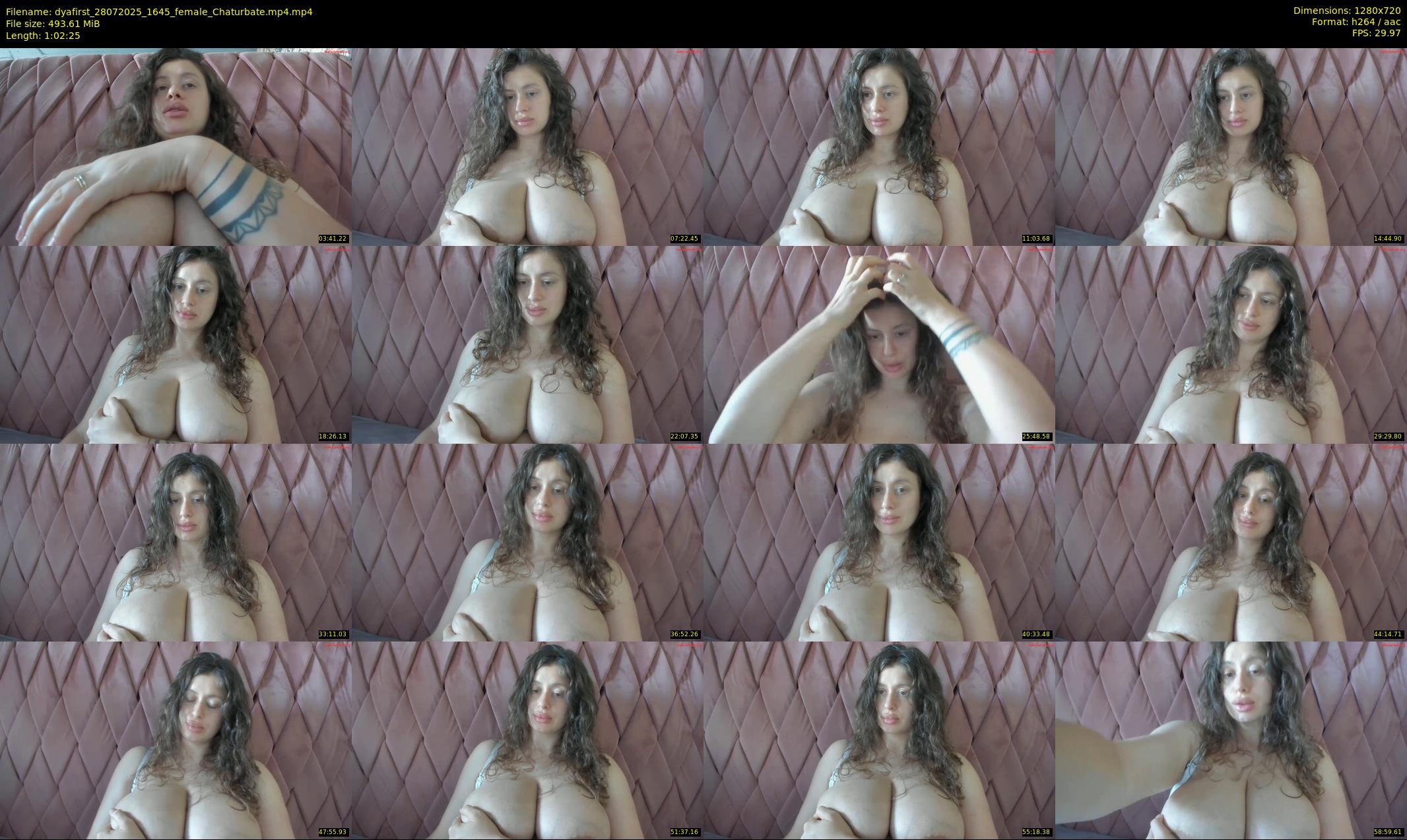 dyafirst — 63 minute Chaturbate female cam show recording, 720p, Jul 28, 2025