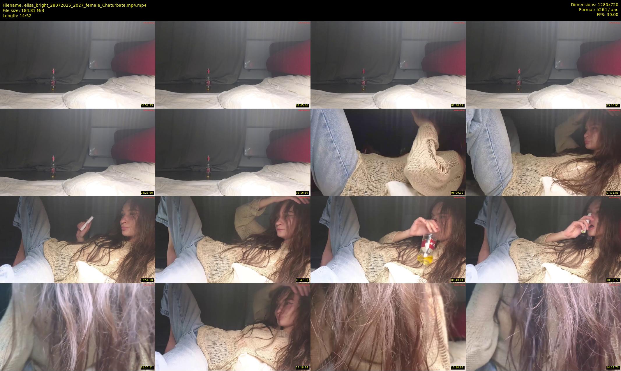 elisa_bright — 15 minute Chaturbate female cam show recording, 720p, Jul 28, 2025