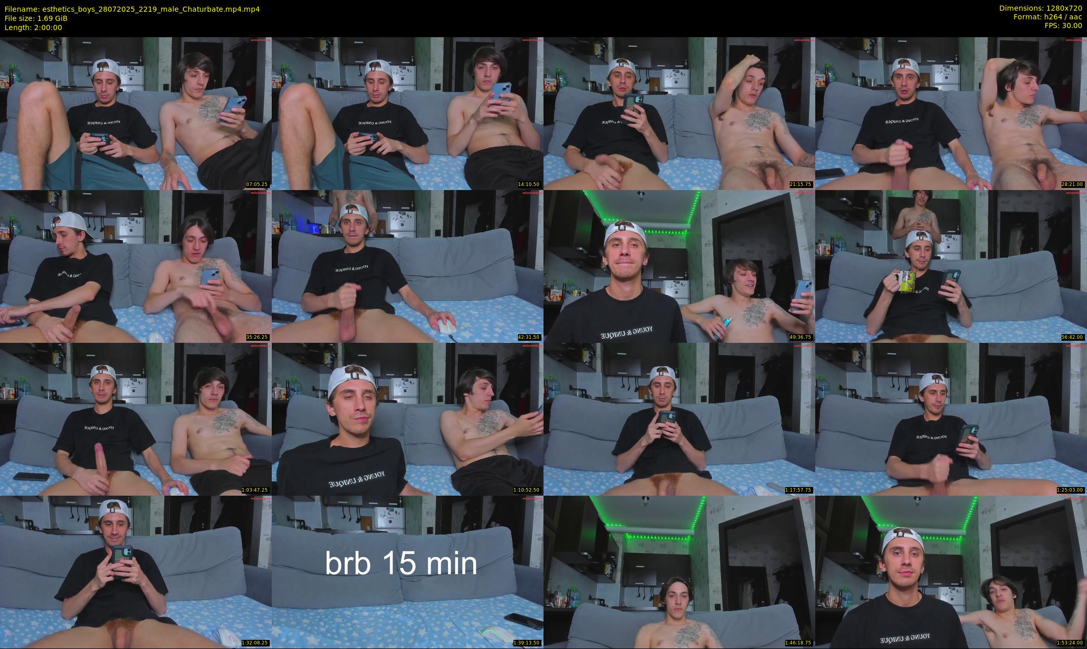 esthetics_boys — 120 minute Chaturbate male cam show recording, 720p, Jul 28, 2025