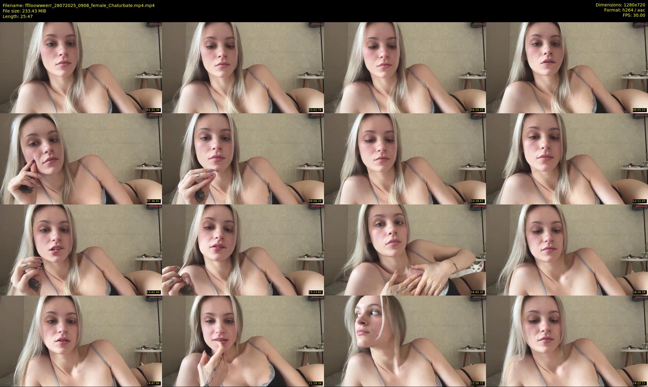 fflloowweerr — 26 minute Chaturbate couple cam show recording, 720p, Jul 28, 2025