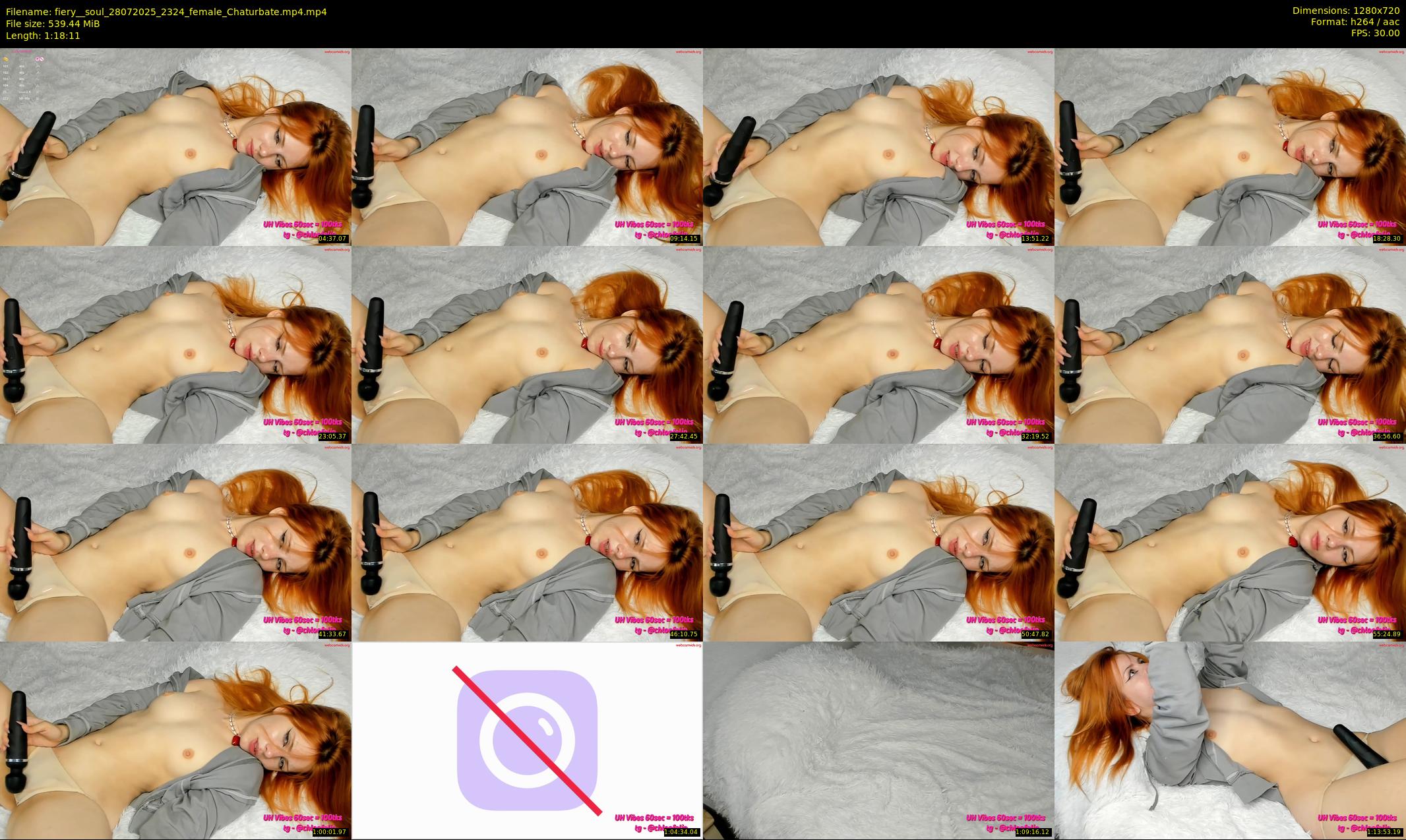 fiery__soul — 79 minute Chaturbate female cam show recording, 720p, Jul 28, 2025