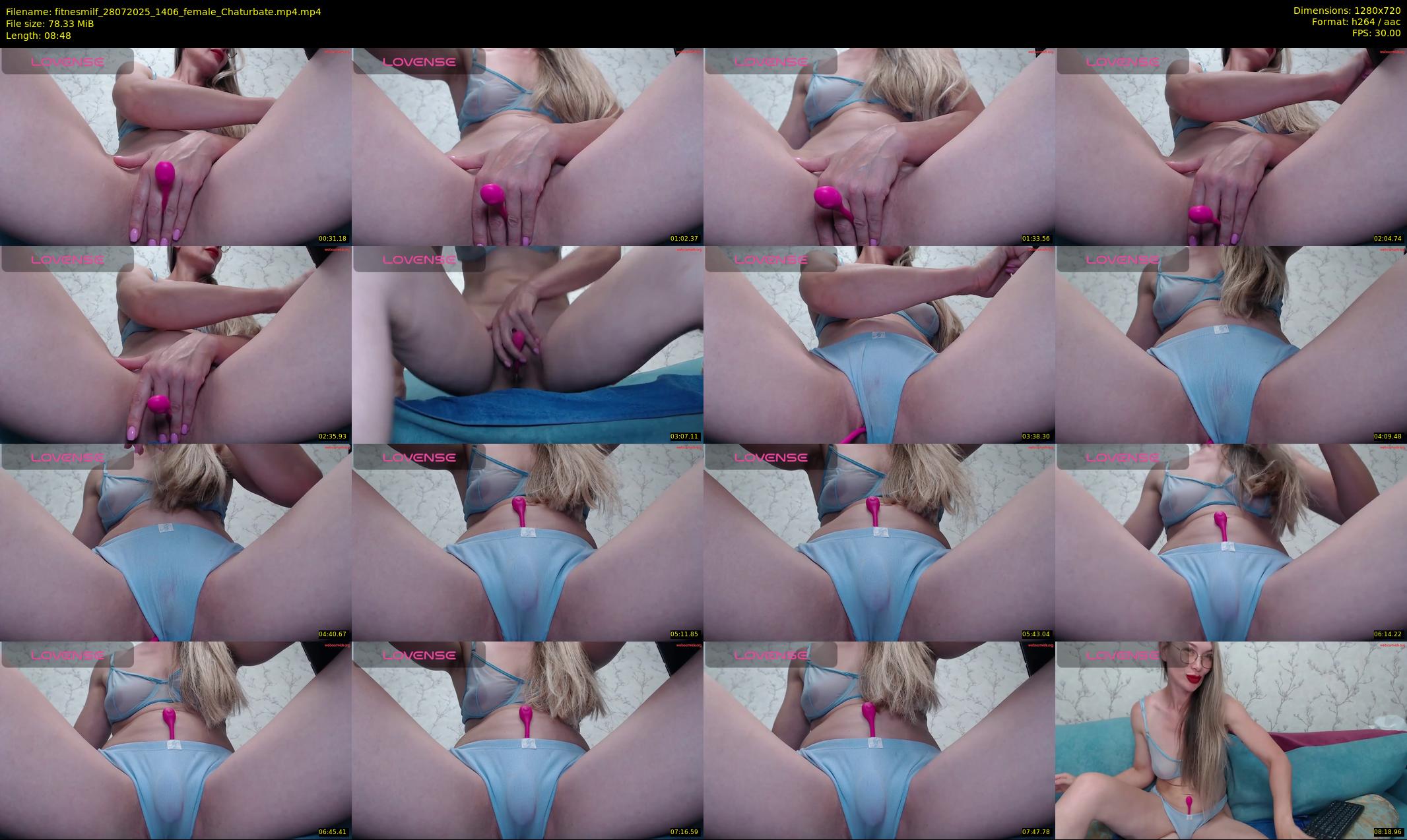 fitnesmilf — 9 minute Chaturbate female cam show recording, 720p, Jul 28, 2025