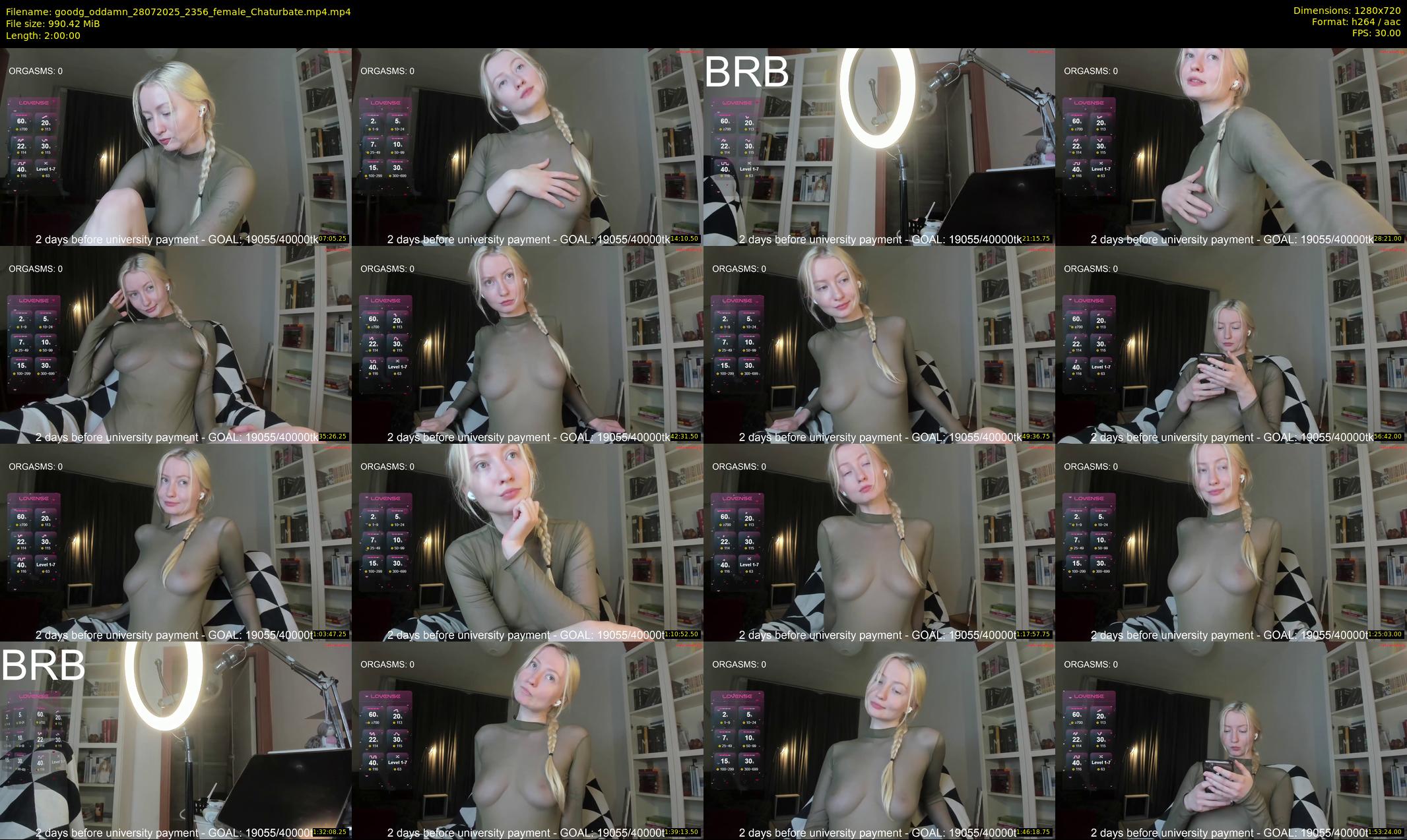 goodg_oddamn — 120 minute Chaturbate female cam show recording, 720p, Jul 28, 2025