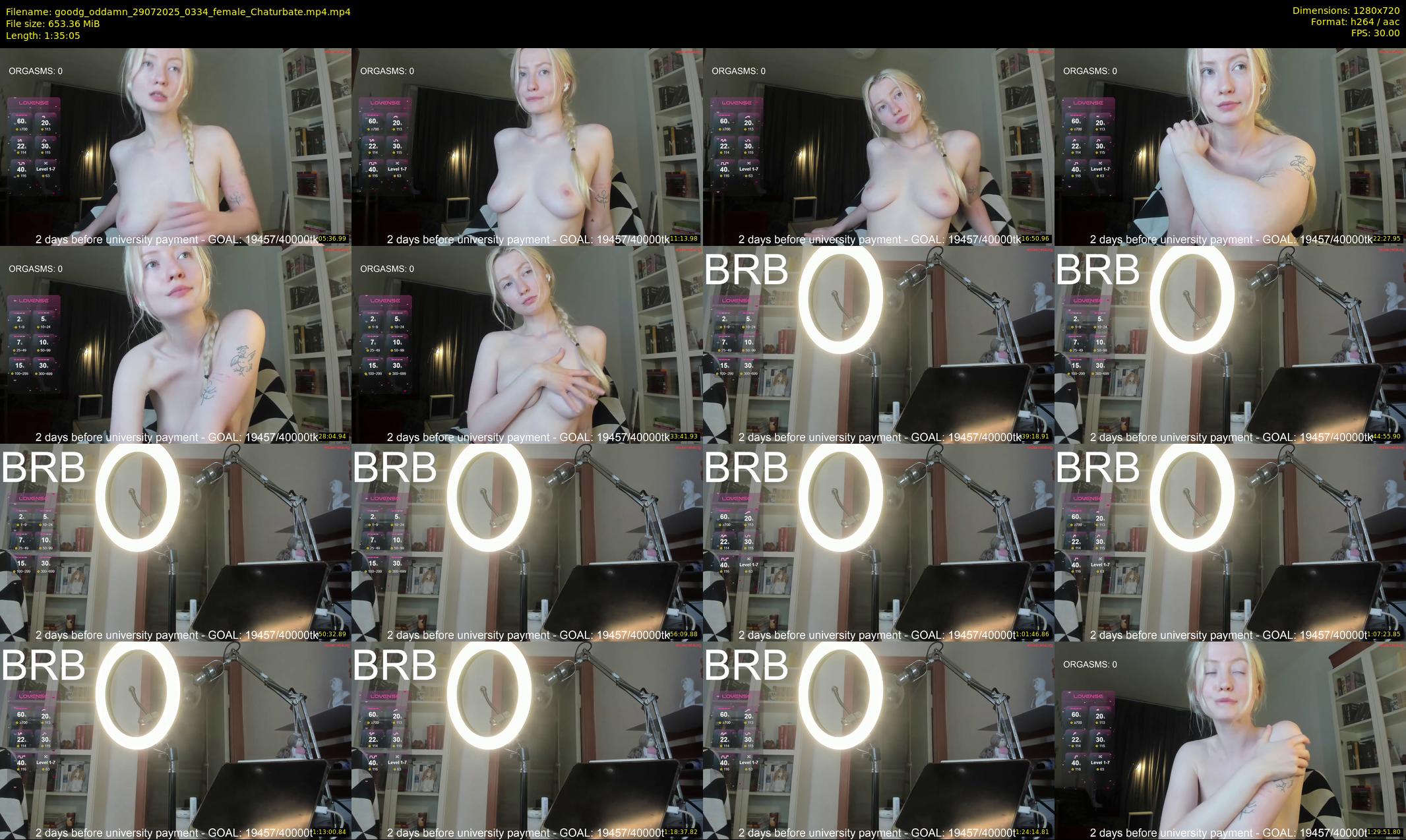 goodg_oddamn — 96 minute Chaturbate female cam show recording, 720p, Jul 29, 2025