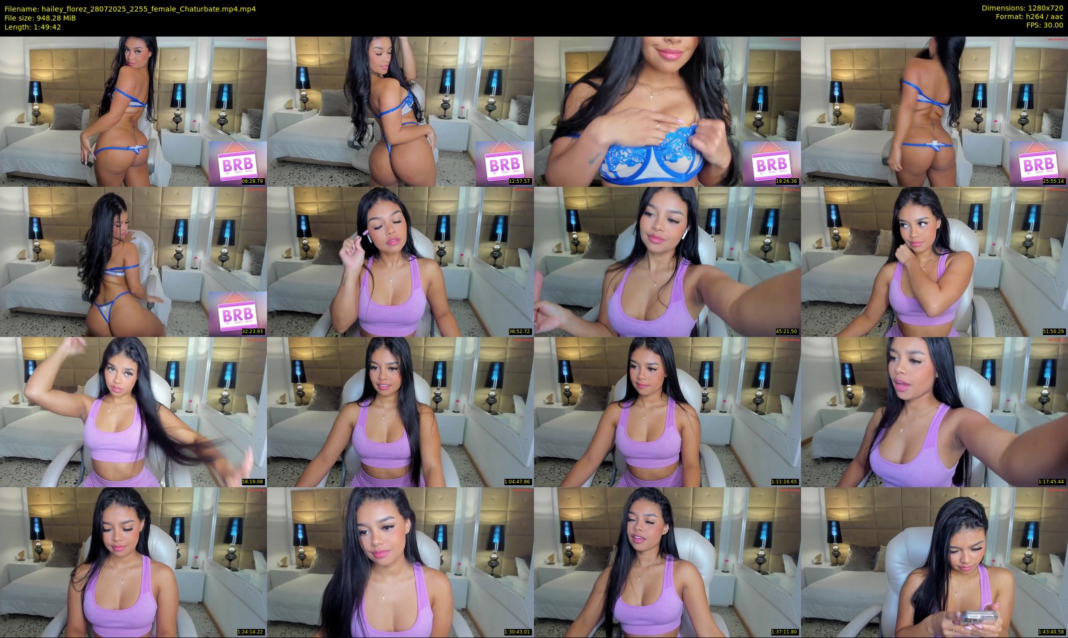 hailey_florez — 110 minute Chaturbate female cam show recording, 720p, Jul 28, 2025