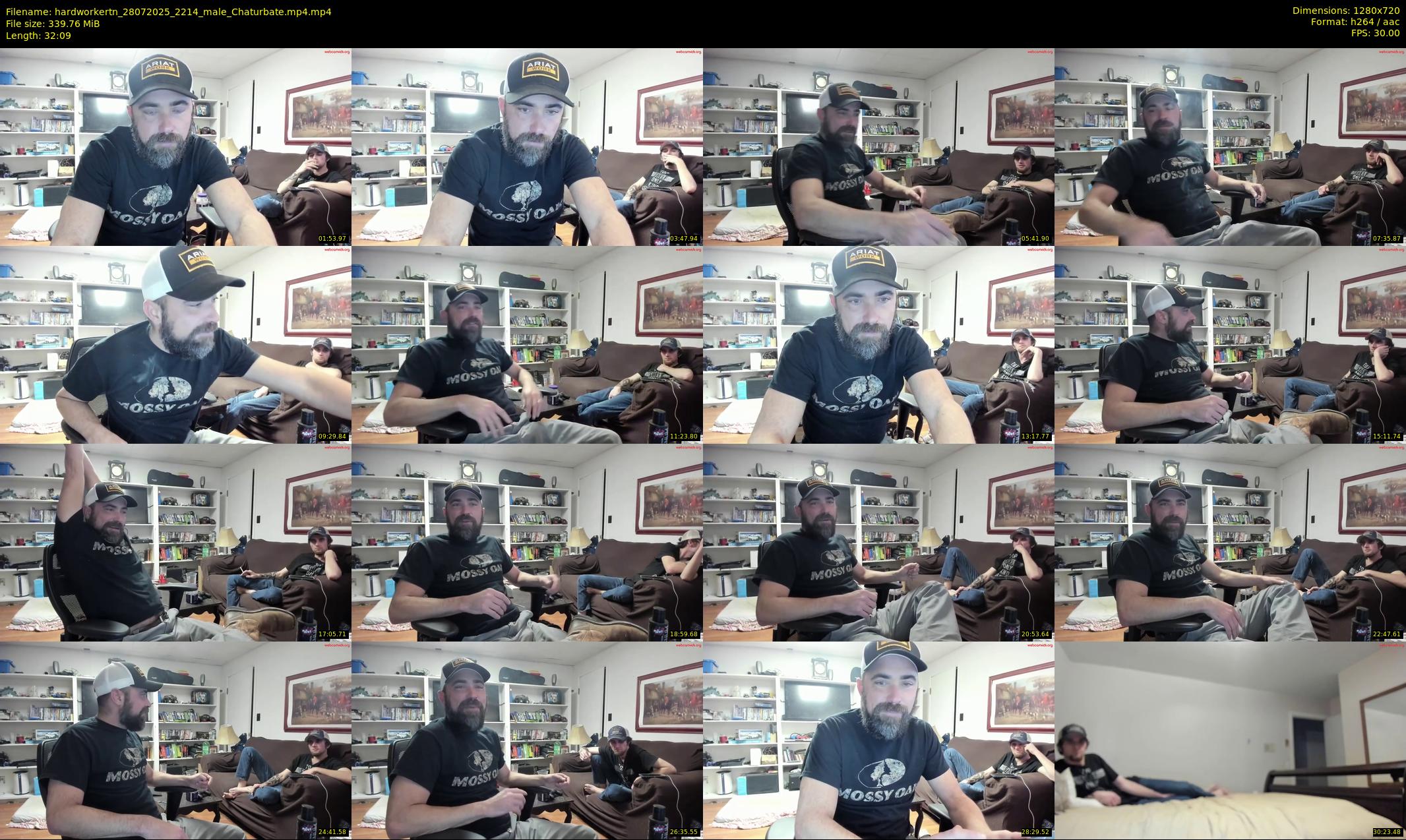 hardworkertn — 33 minute Chaturbate male cam show recording, 720p, Jul 28, 2025