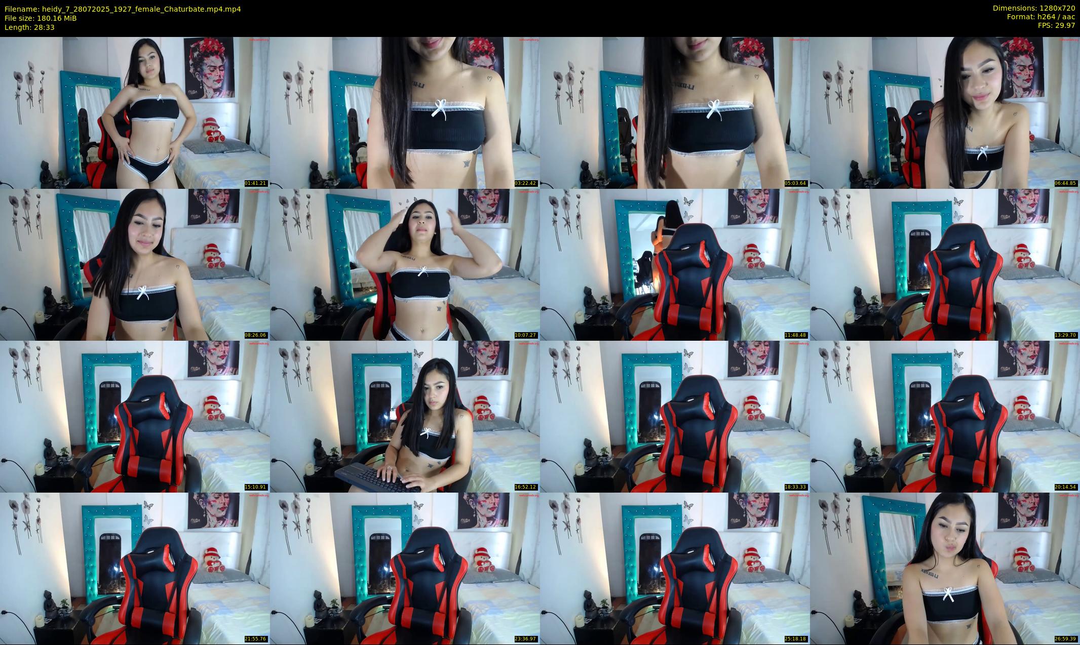 heidy_7 — 29 minute Chaturbate female cam show recording, 720p, Jul 28, 2025