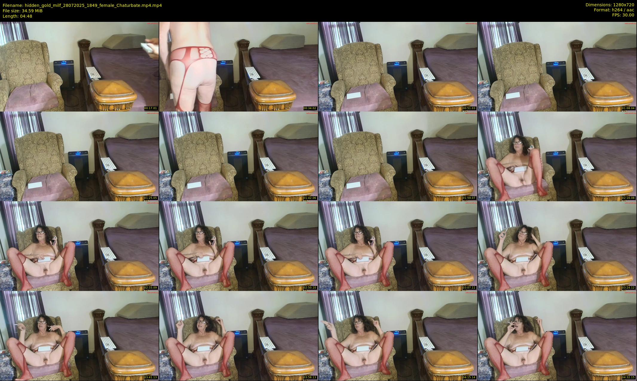 hidden_gold_milf — 5 minute Chaturbate female cam show recording, 720p, Jul 28, 2025