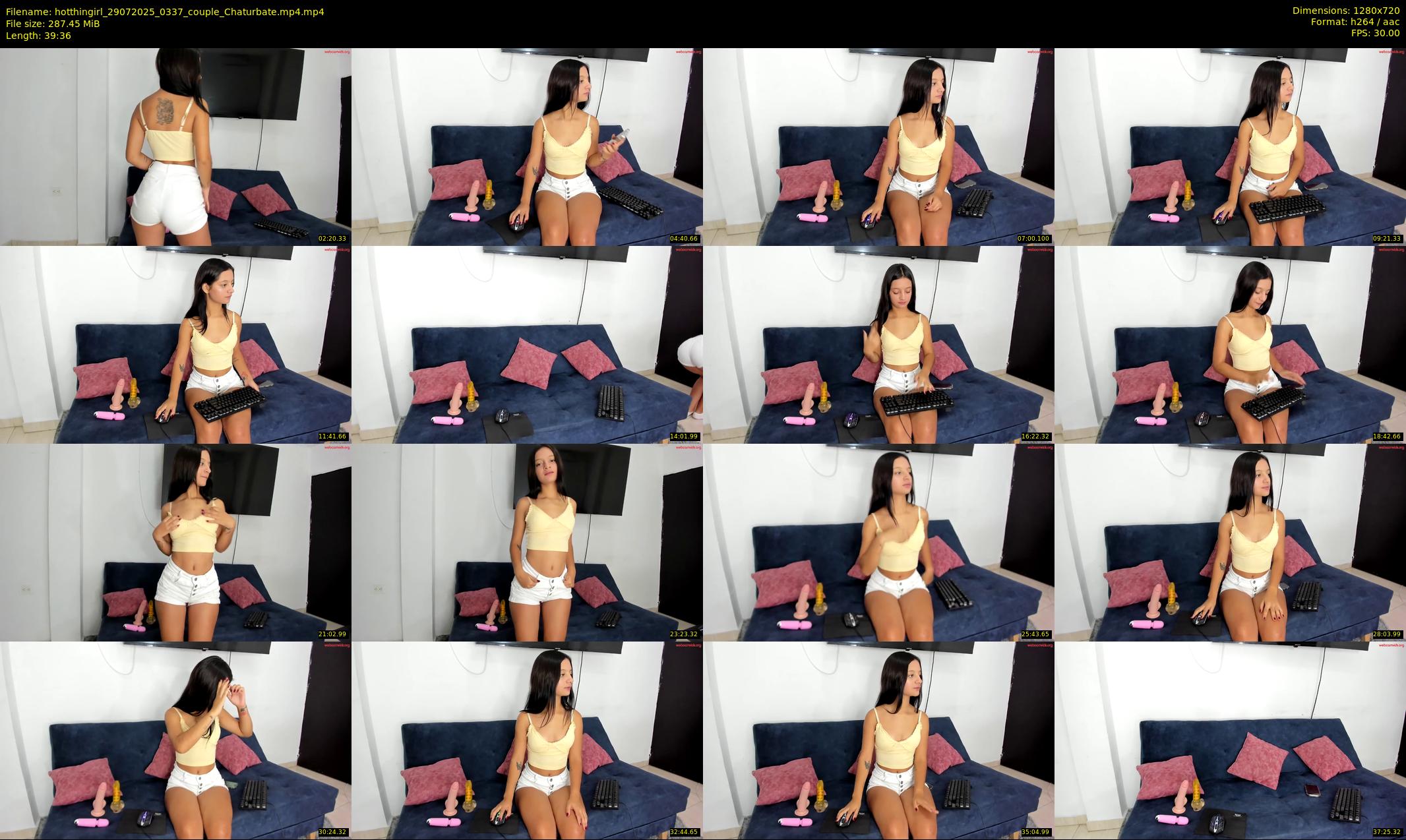 hotthingirl — 40 minute Chaturbate couple cam show recording, 720p, Jul 29, 2025