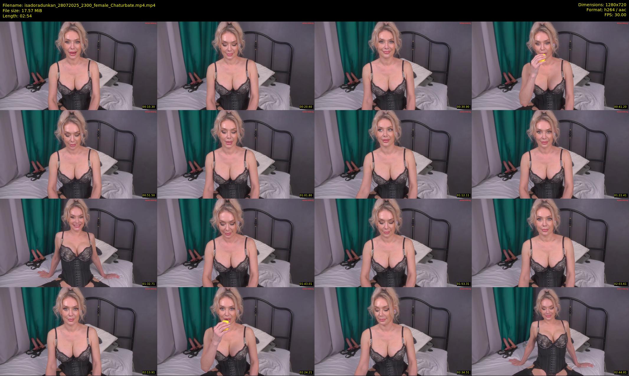 isadoradunkan — 3 minute Chaturbate female cam show recording, 720p, Jul 28, 2025