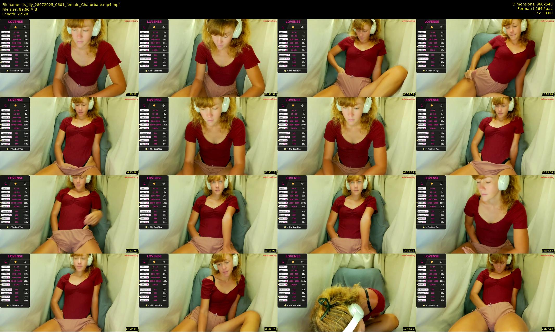 its_lily — 23 minute Chaturbate female cam show recording, 480p, Jul 28, 2025