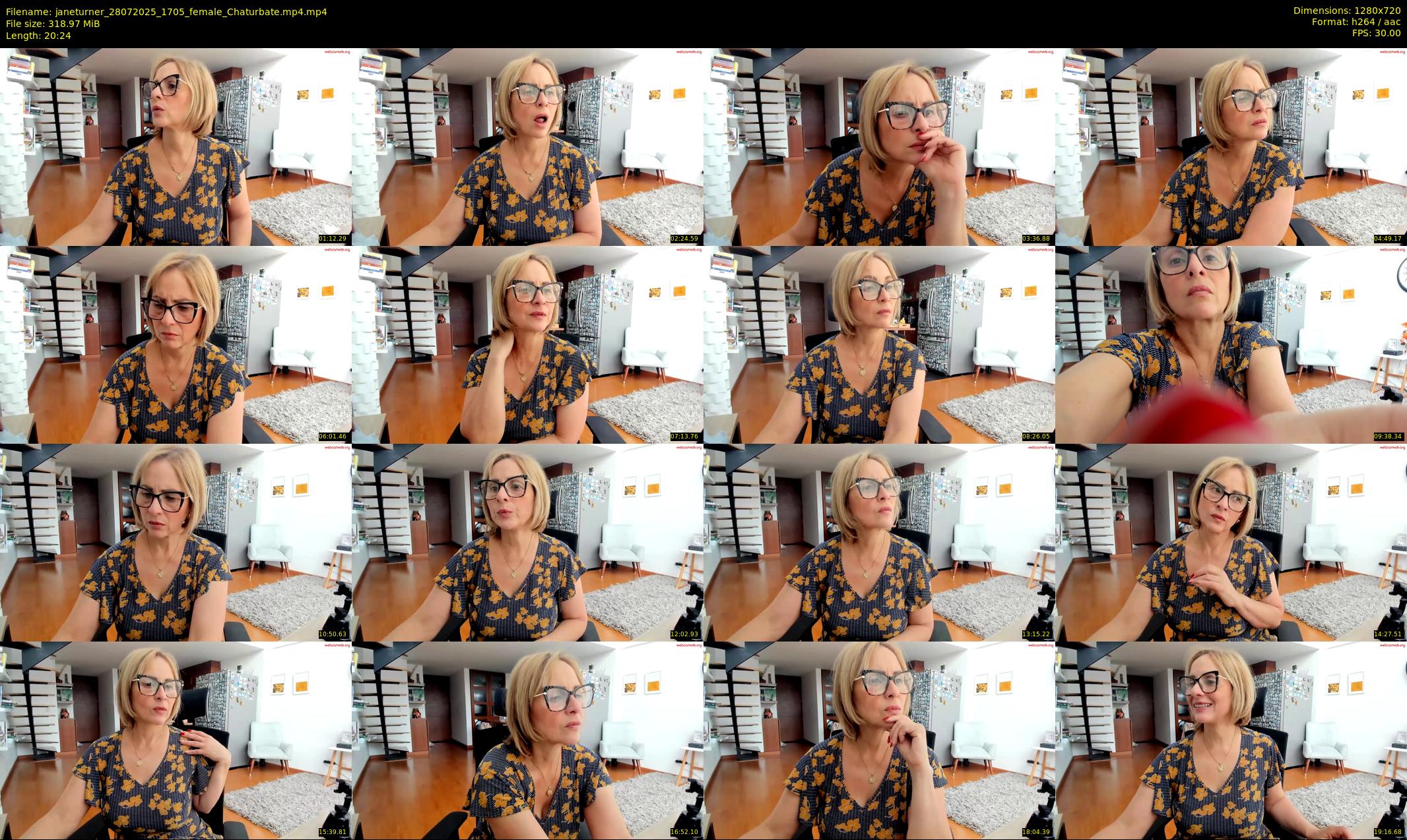 janeturner — 21 minute Chaturbate female cam show recording, 720p, Jul 28, 2025