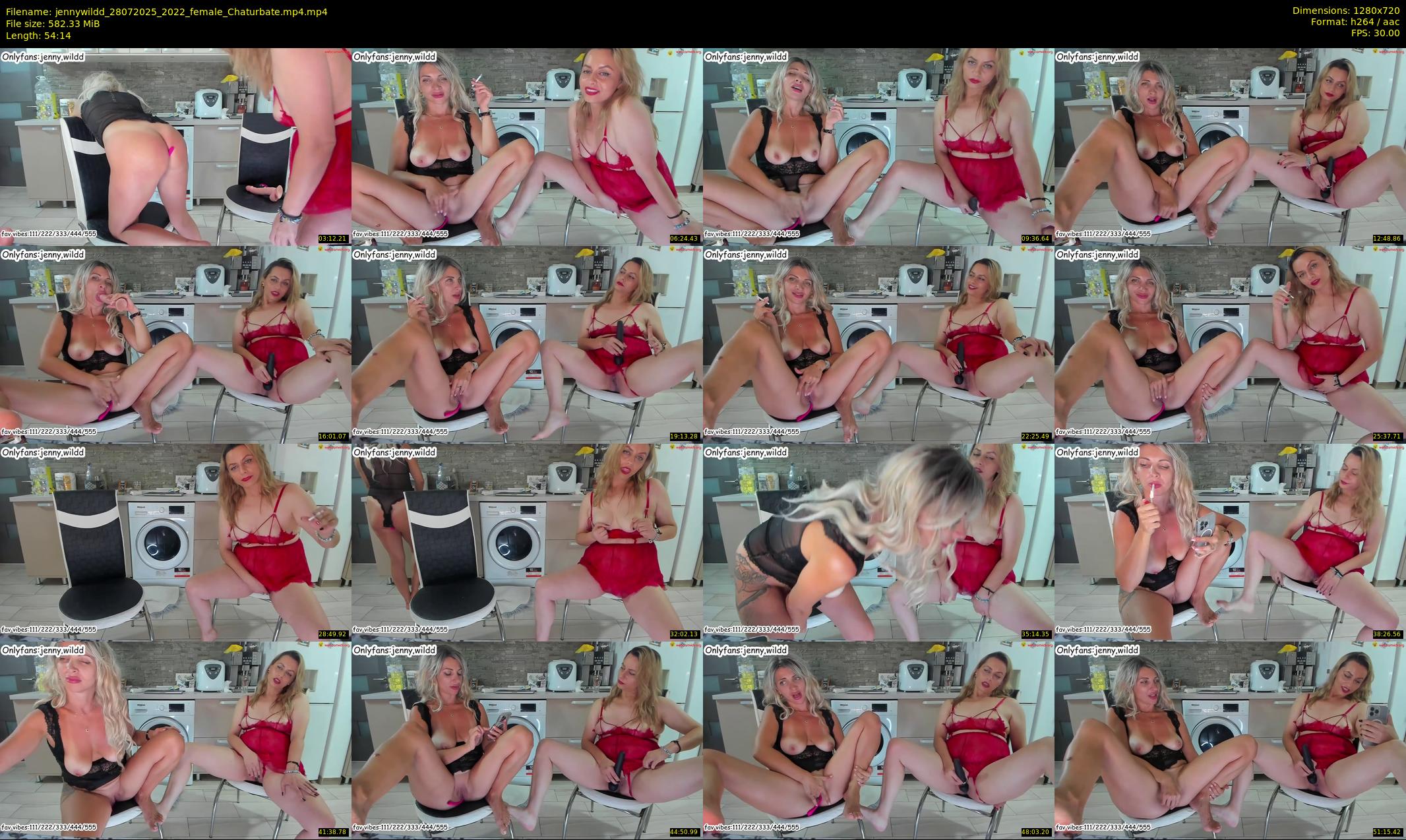 jennywildd — 55 minute Chaturbate female cam show recording, 720p, Jul 28, 2025
