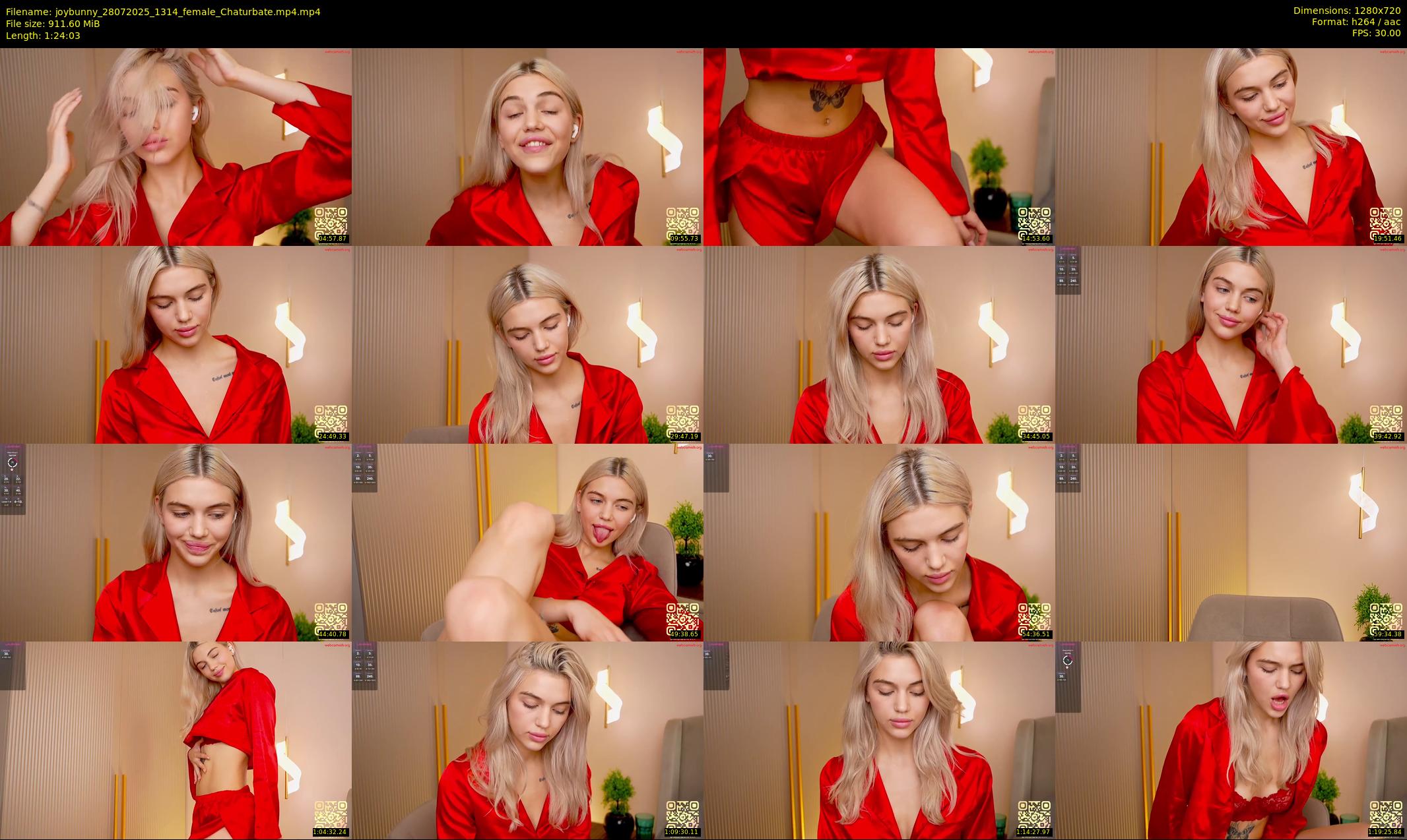 joybunny — 85 minute Chaturbate female cam show recording, 720p, Jul 28, 2025
