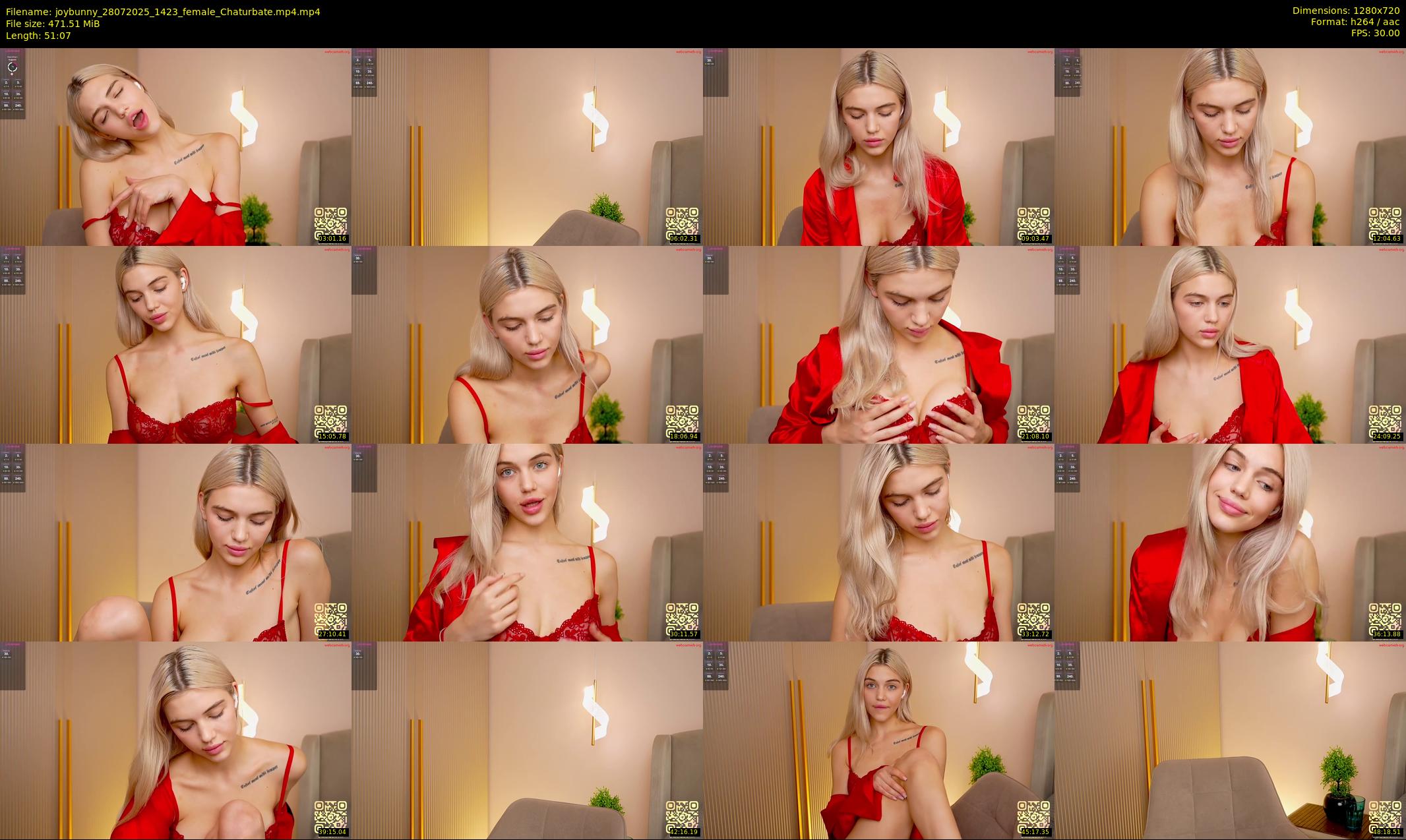 joybunny — 52 minute Chaturbate female cam show recording, 720p, Jul 28, 2025