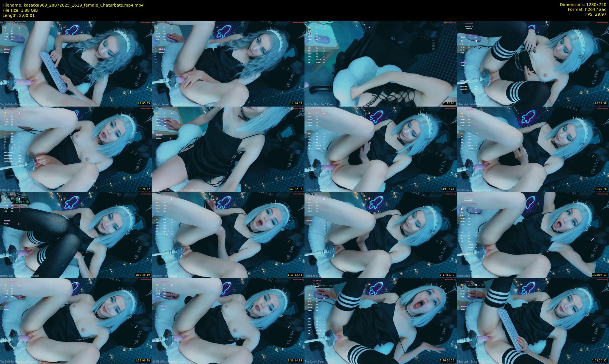 kasatka969 — 121 minute Chaturbate female cam show recording, 720p, Jul 28, 2025
