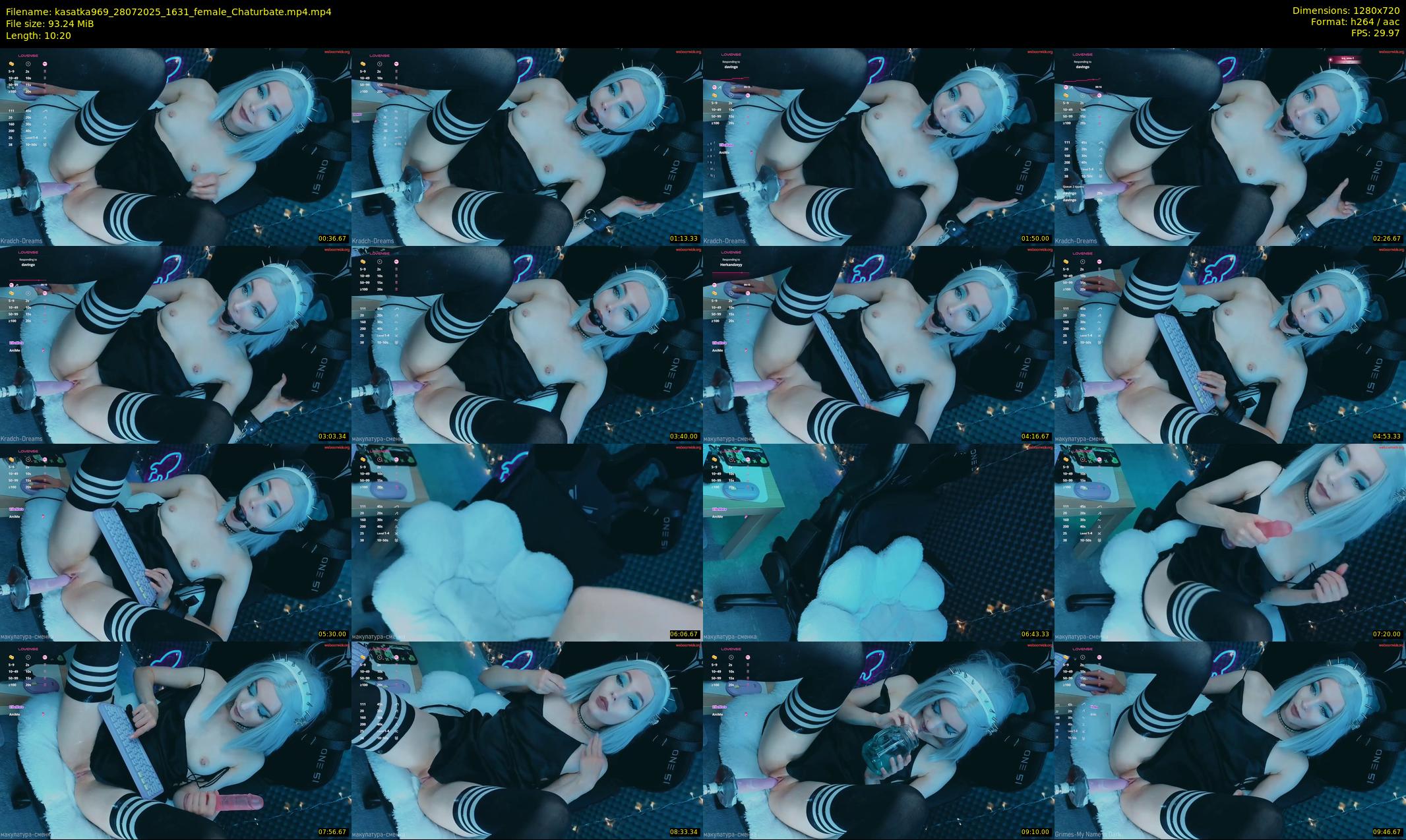 kasatka969 — 11 minute Chaturbate female cam show recording, 720p, Jul 28, 2025