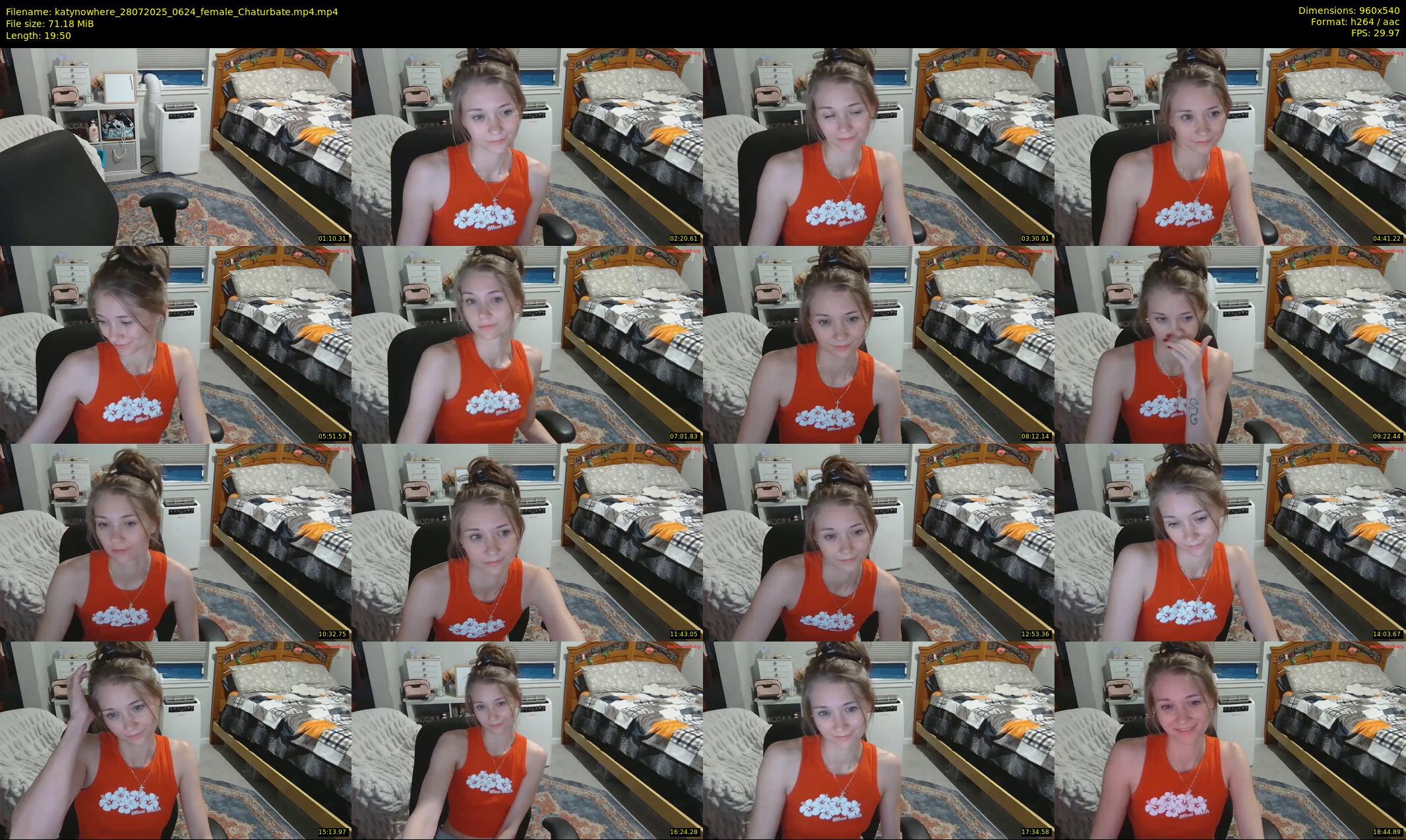katynowhere — 20 minute Chaturbate female cam show recording, 480p, Jul 28, 2025