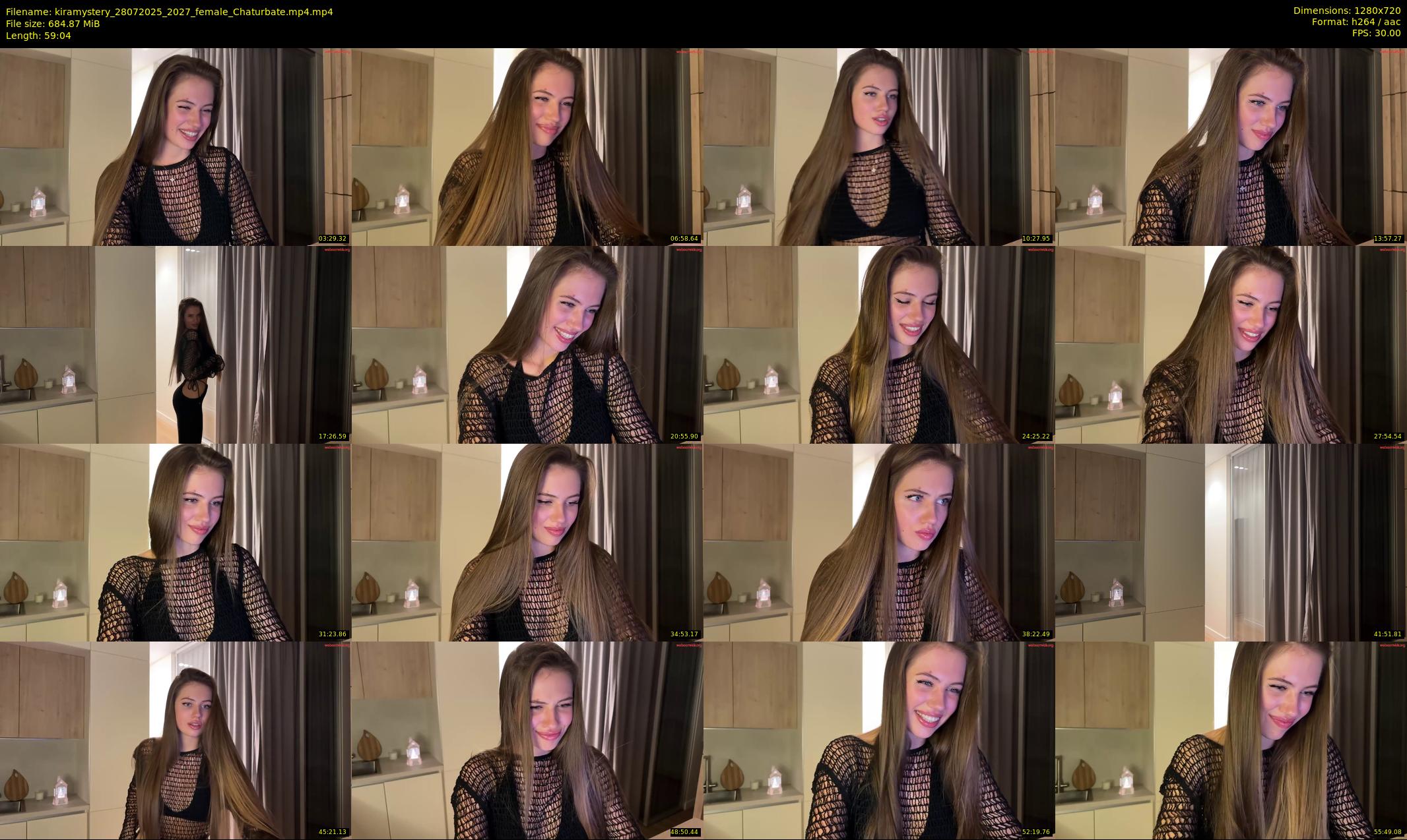 kiramystery — 60 minute Chaturbate female cam show recording, 720p, Jul 28, 2025
