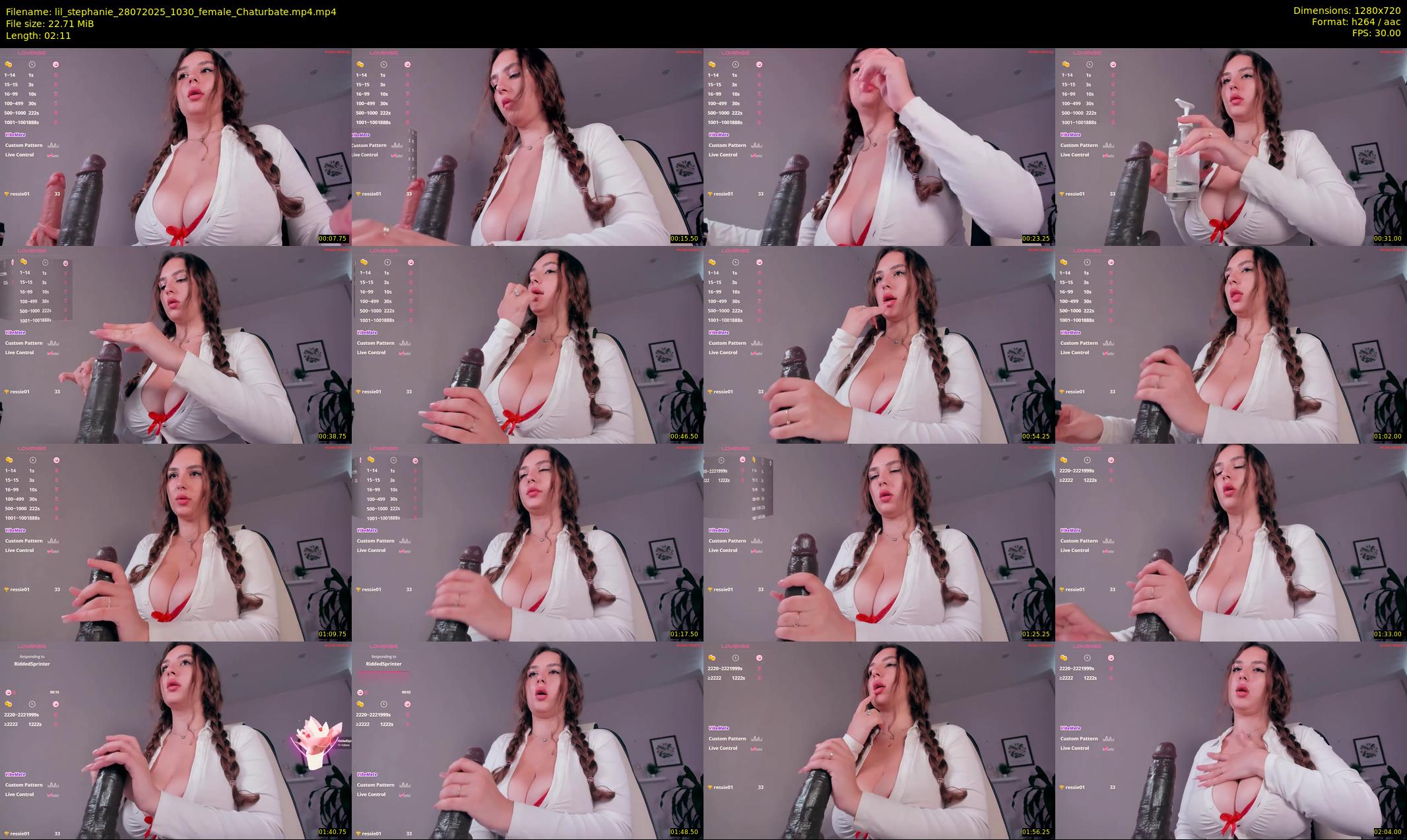 lil_stephanie — 3 minute Chaturbate female cam show recording, 720p, Jul 28, 2025