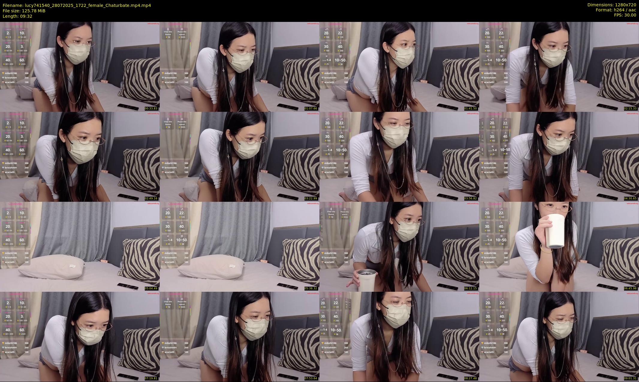 lucy741540 — 10 minute Chaturbate female cam show recording, 720p, Jul 28, 2025