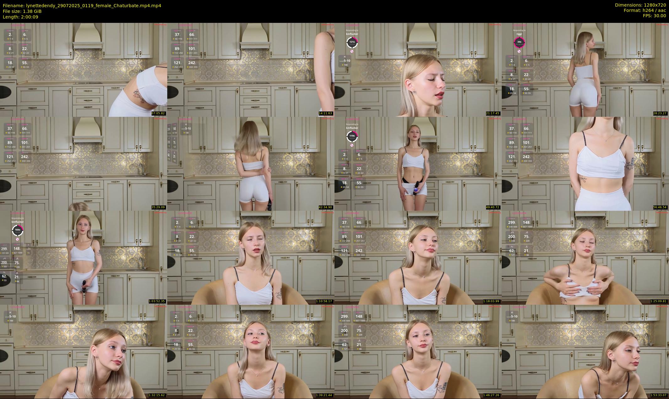 lynettedendy — 121 minute Chaturbate female cam show recording, 720p, Jul 29, 2025