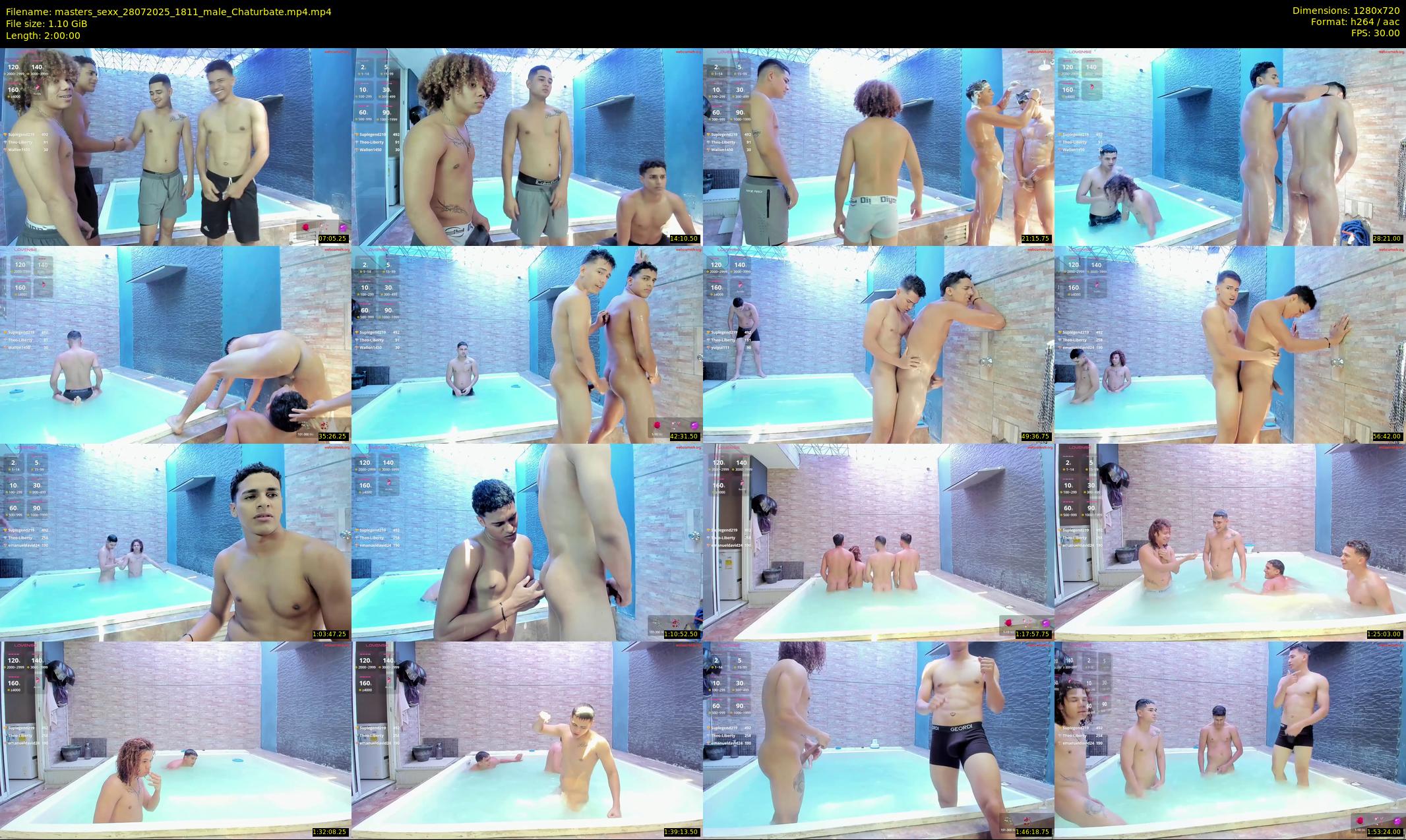 masters_sexx — 120 minute Chaturbate male cam show recording, 720p, Jul 28, 2025