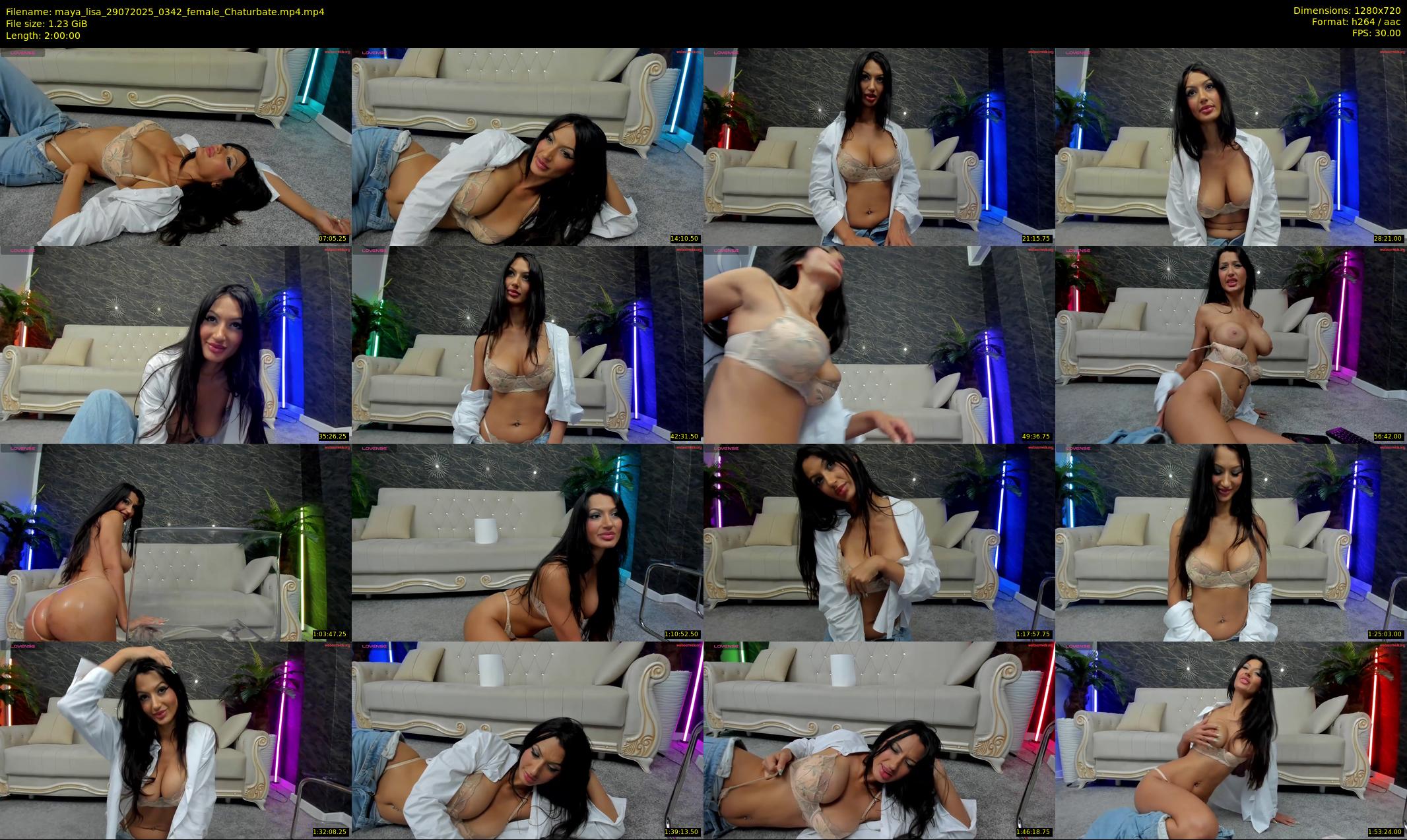 maya_lisa — 120 minute Chaturbate female cam show recording, 720p, Jul 29, 2025