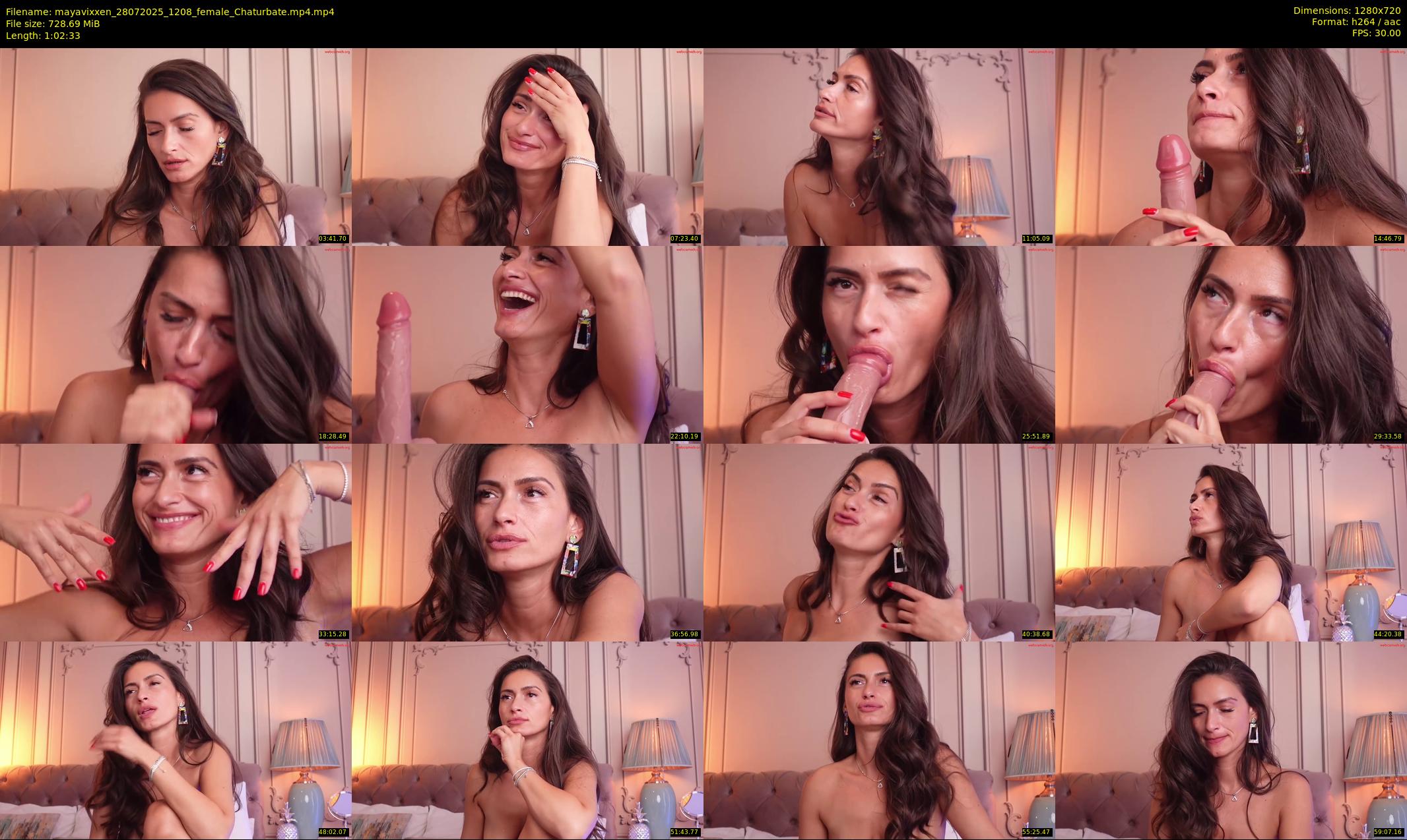 mayavixxen — 63 minute Chaturbate female cam show recording, 720p, Jul 28, 2025