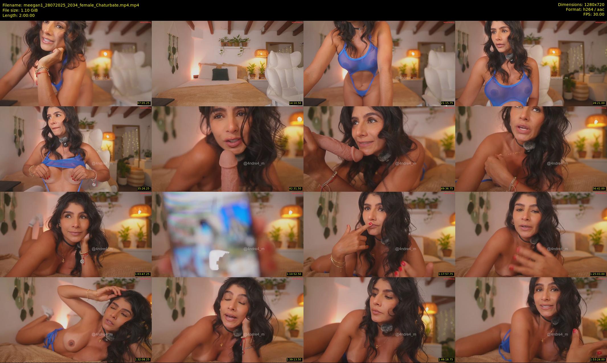 meegan1 — 120 minute Chaturbate female cam show recording, 720p, Jul 28, 2025