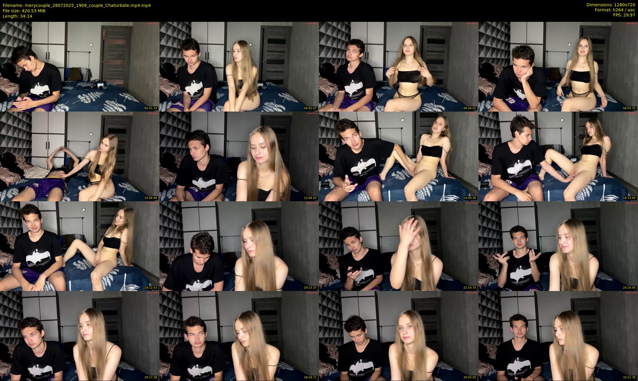 merycouple — 35 minute Chaturbate couple cam show recording, 720p, Jul 28, 2025