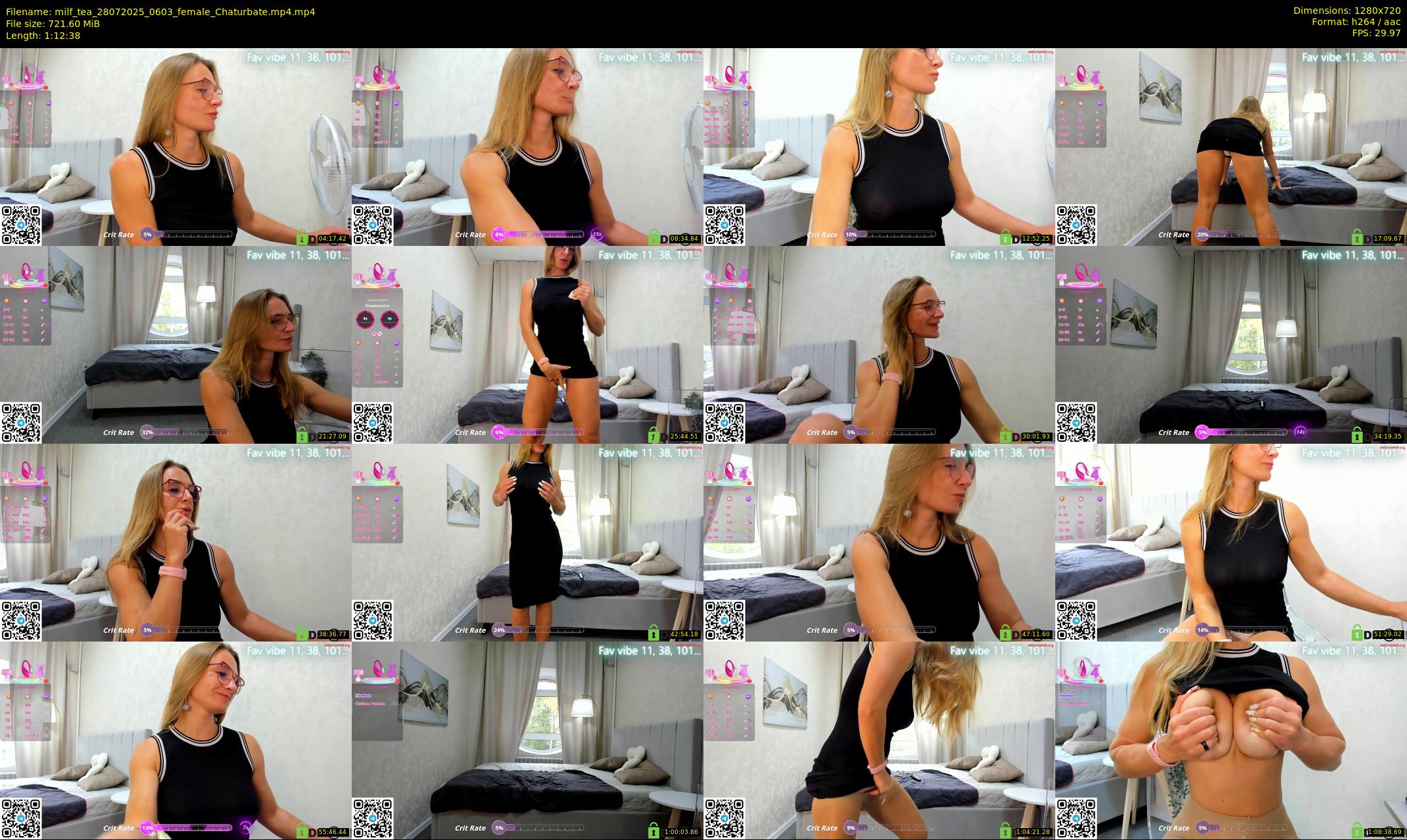 milf_tea — 73 minute Chaturbate female cam show recording, 720p, Jul 28, 2025