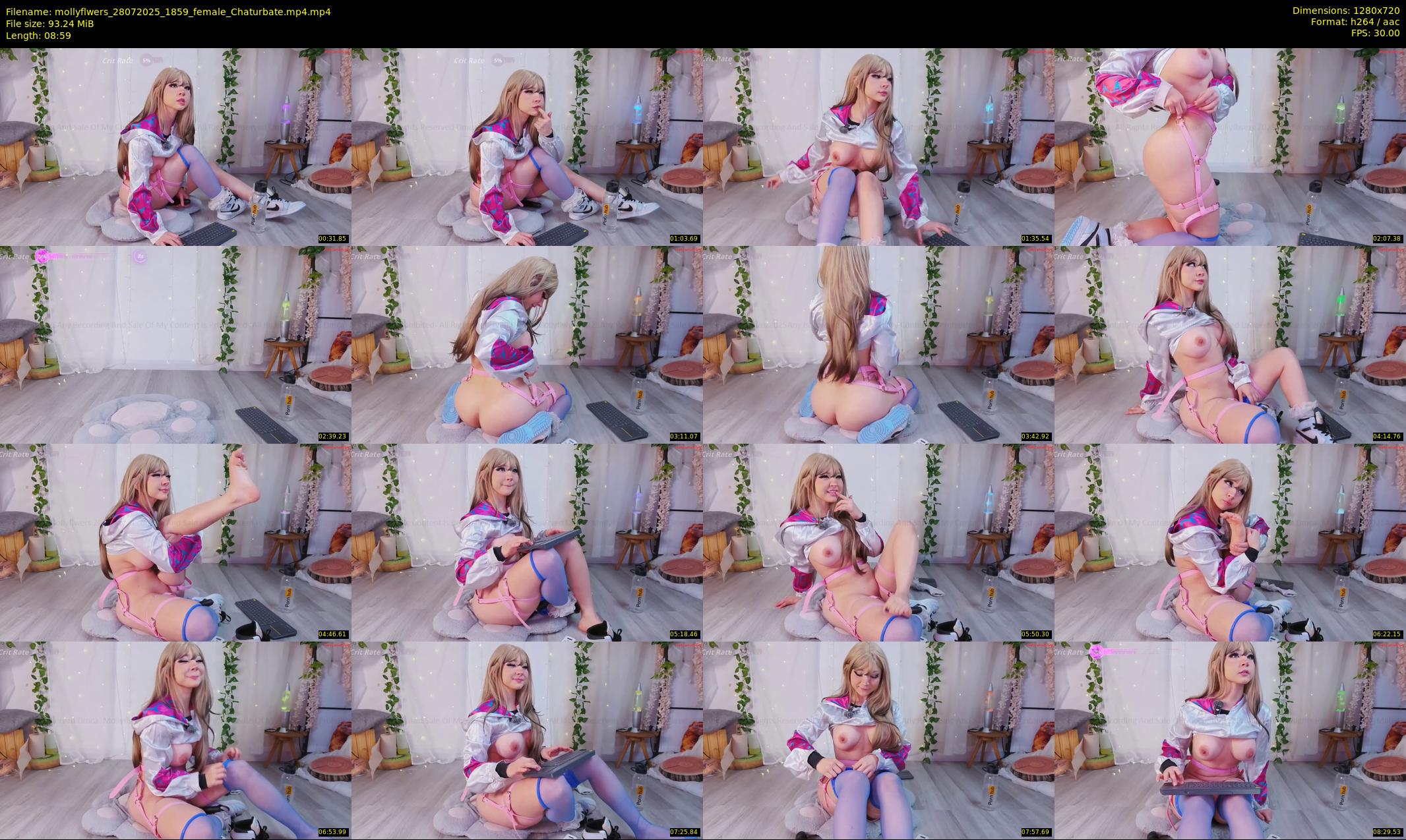 mollyflwers — 9 minute Chaturbate female cam show recording, 720p, Jul 28, 2025