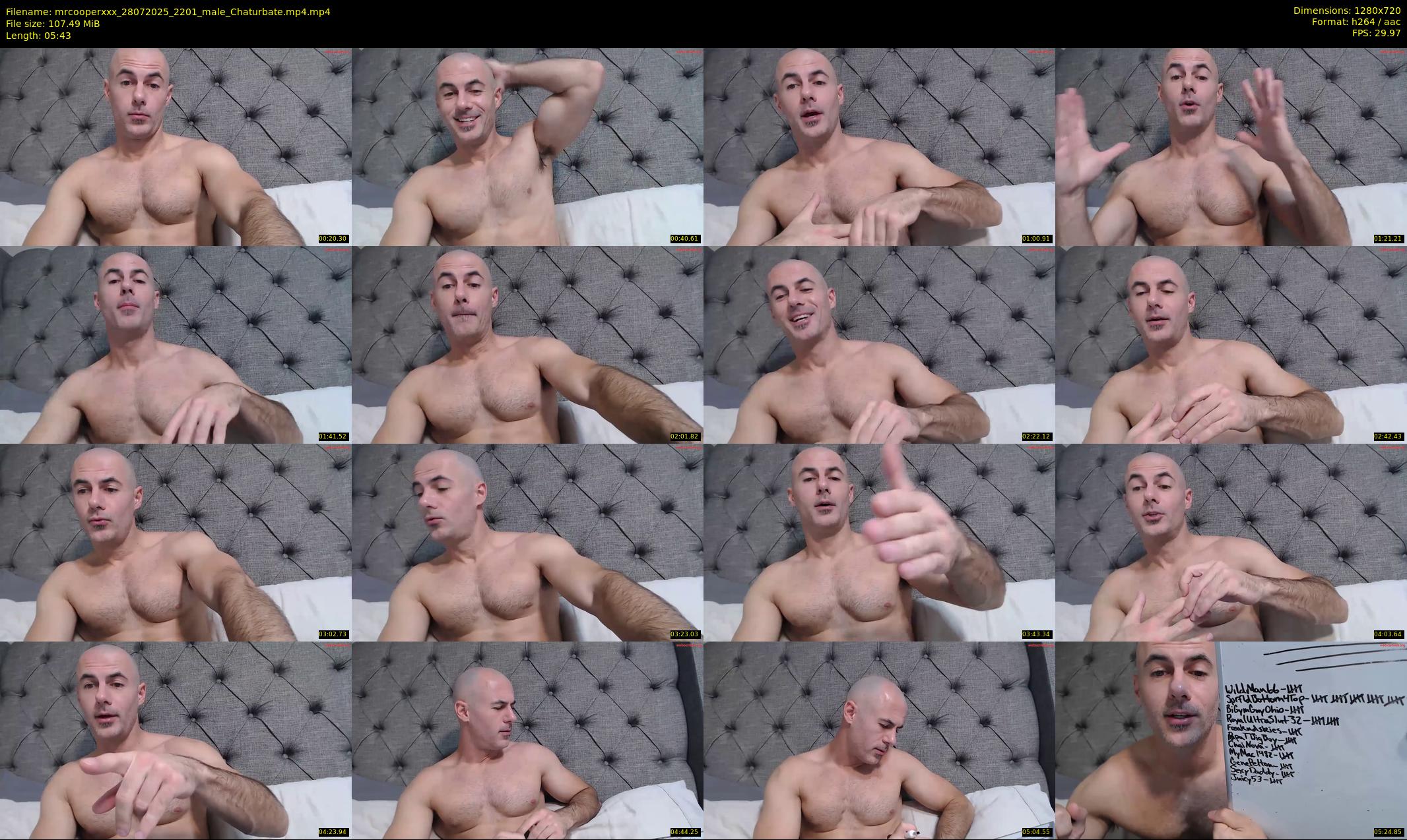 mrcooperxxx — 6 minute Chaturbate male cam show recording, 720p, Jul 28, 2025