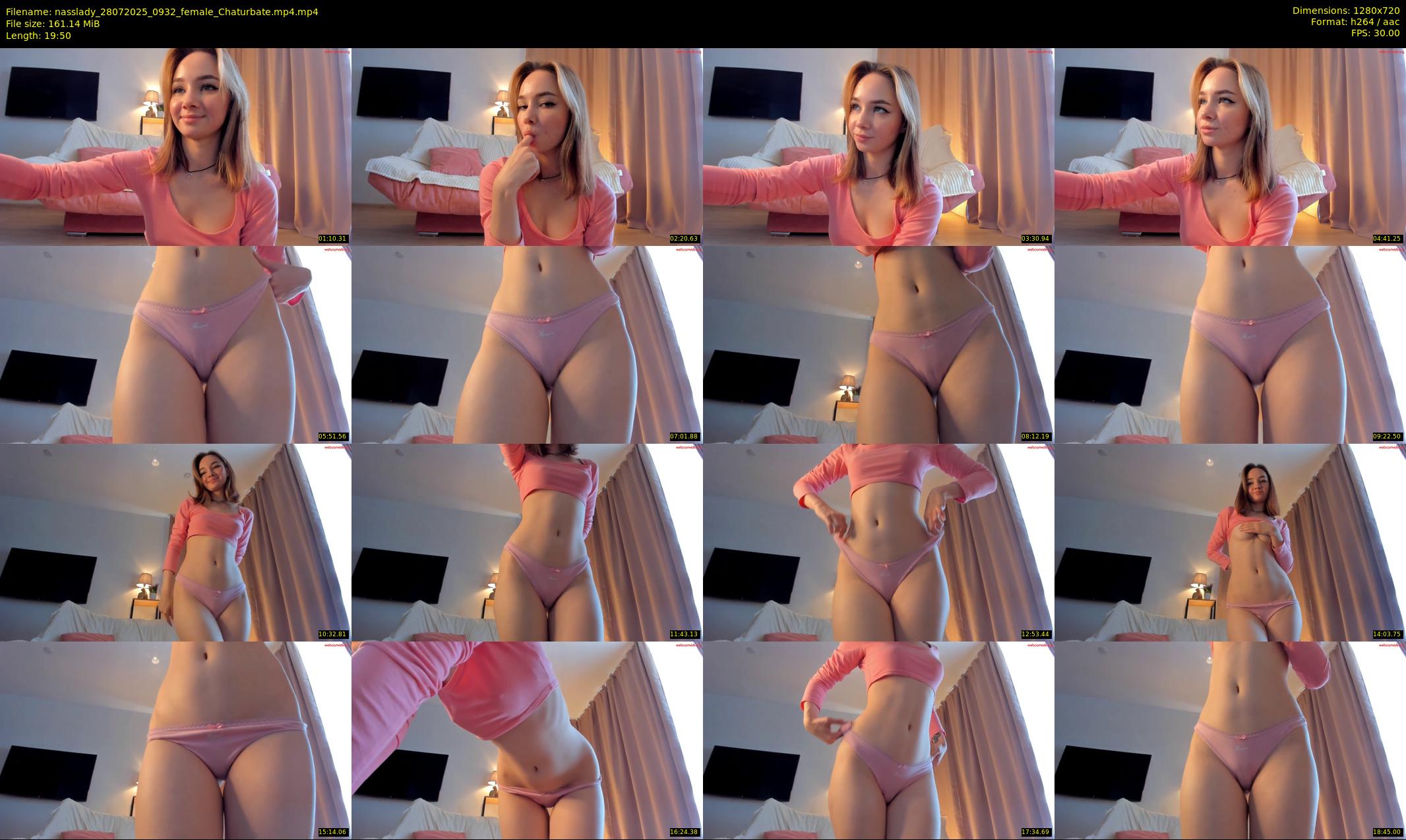 nasslady — 20 minute Chaturbate female cam show recording, 720p, Jul 28, 2025